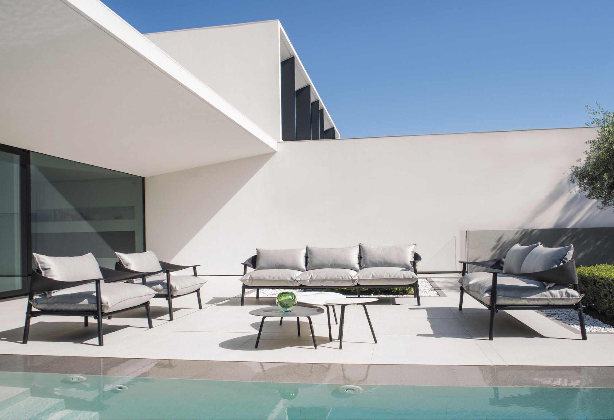 Ensemble de jardin design de qualité de la collection Terramare par Emu