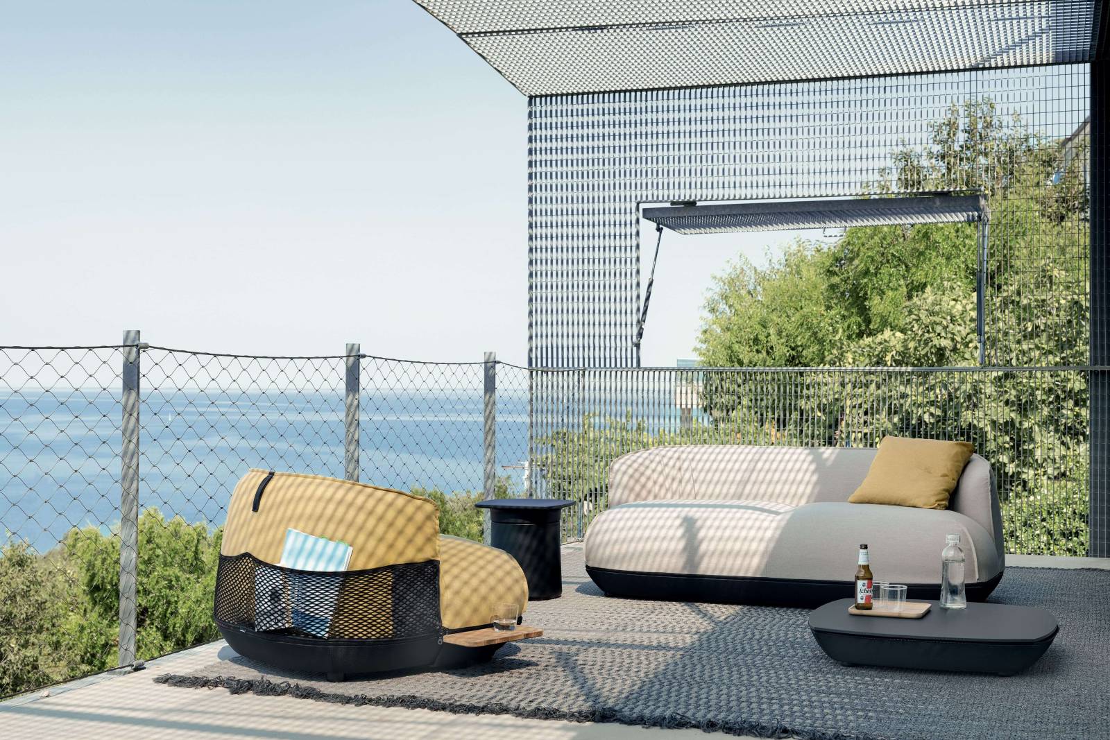Salon de jardin confortable, collection Brioni Outdoor par KRISTALIA à Antibes