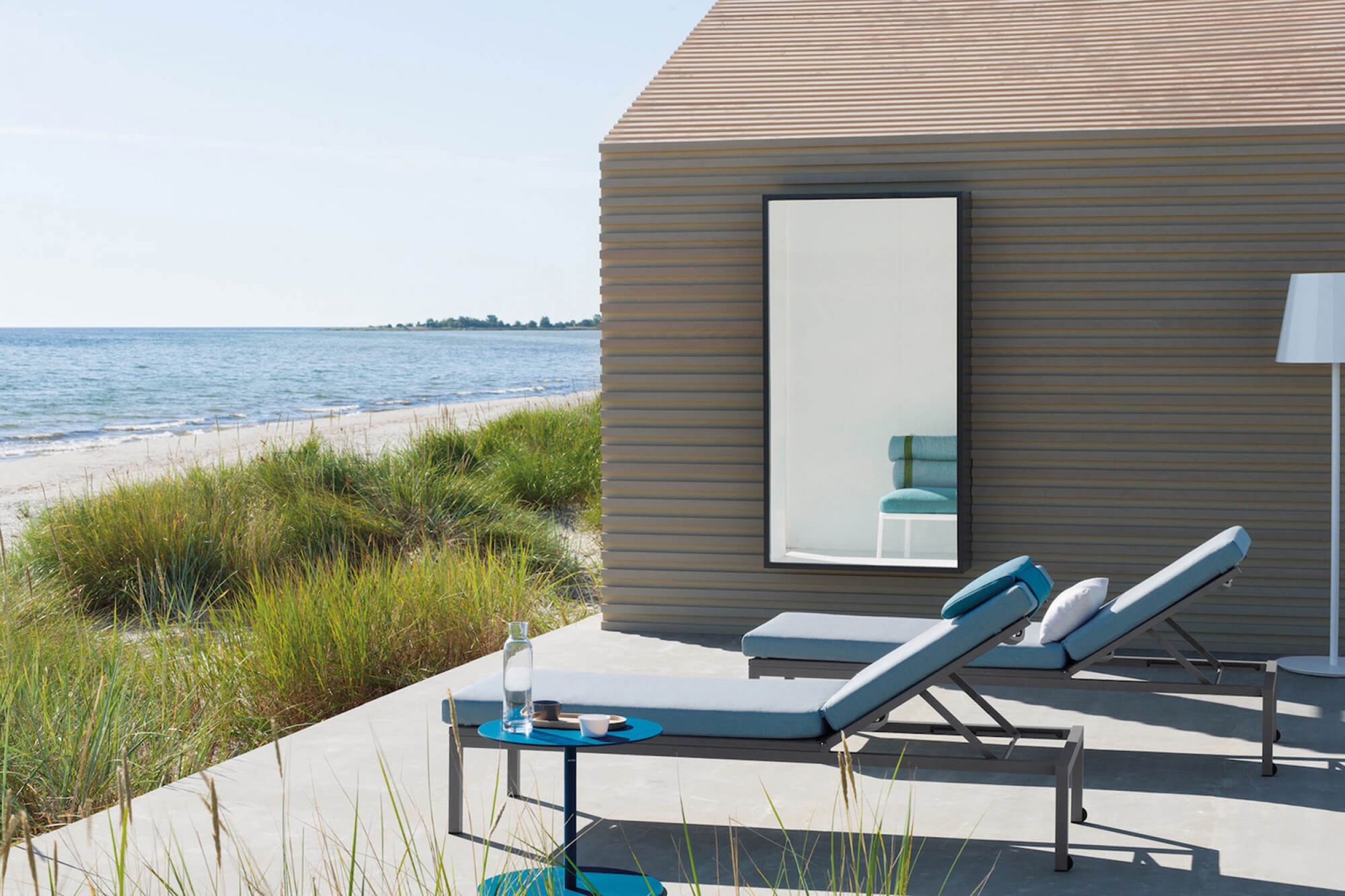 Transat en aluminium thermolaqué collection Landscape par Kettal à Marseille