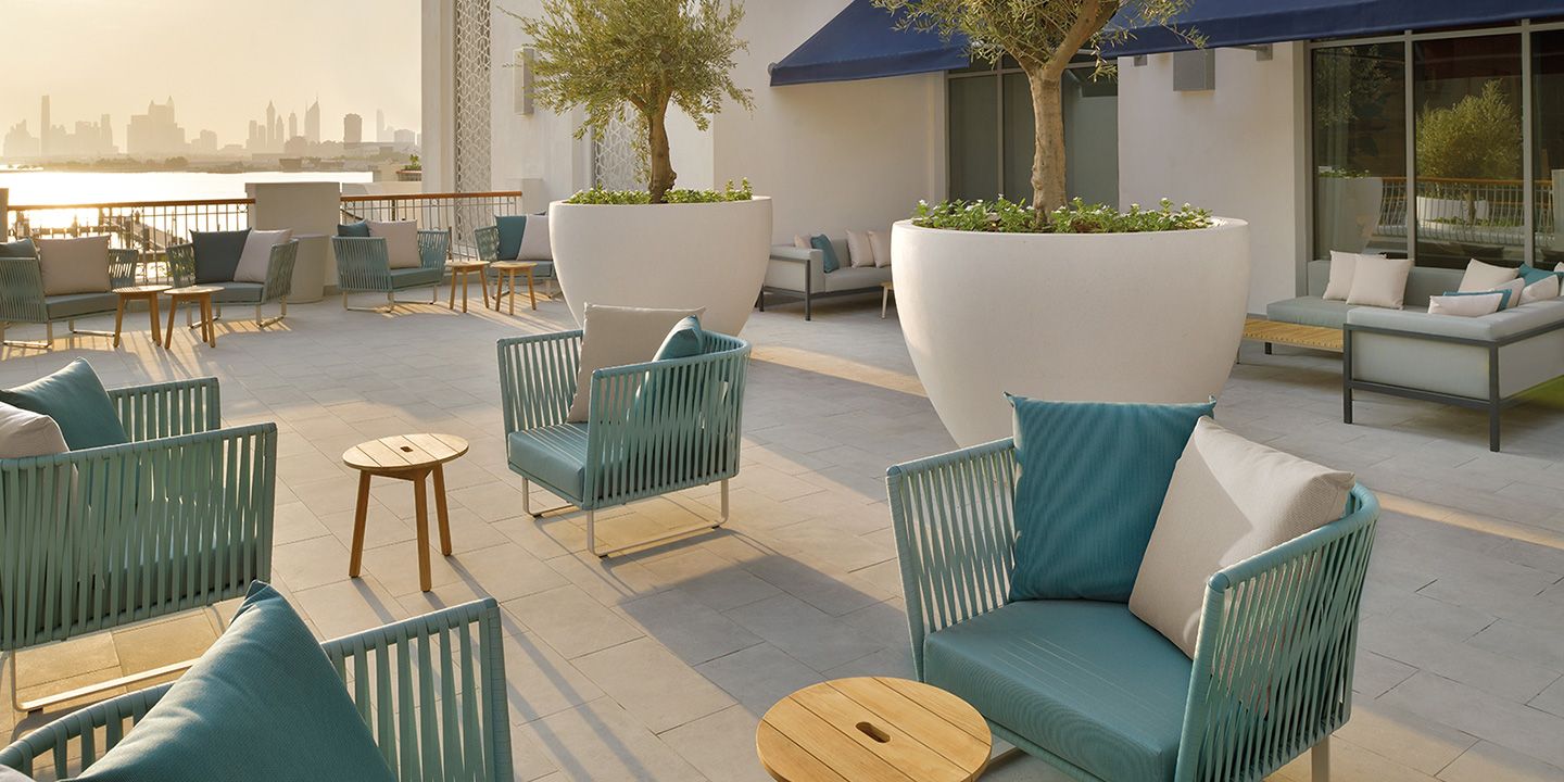 Fauteuil lounge de jardin en cordes tressées collection Bitta par Kettal