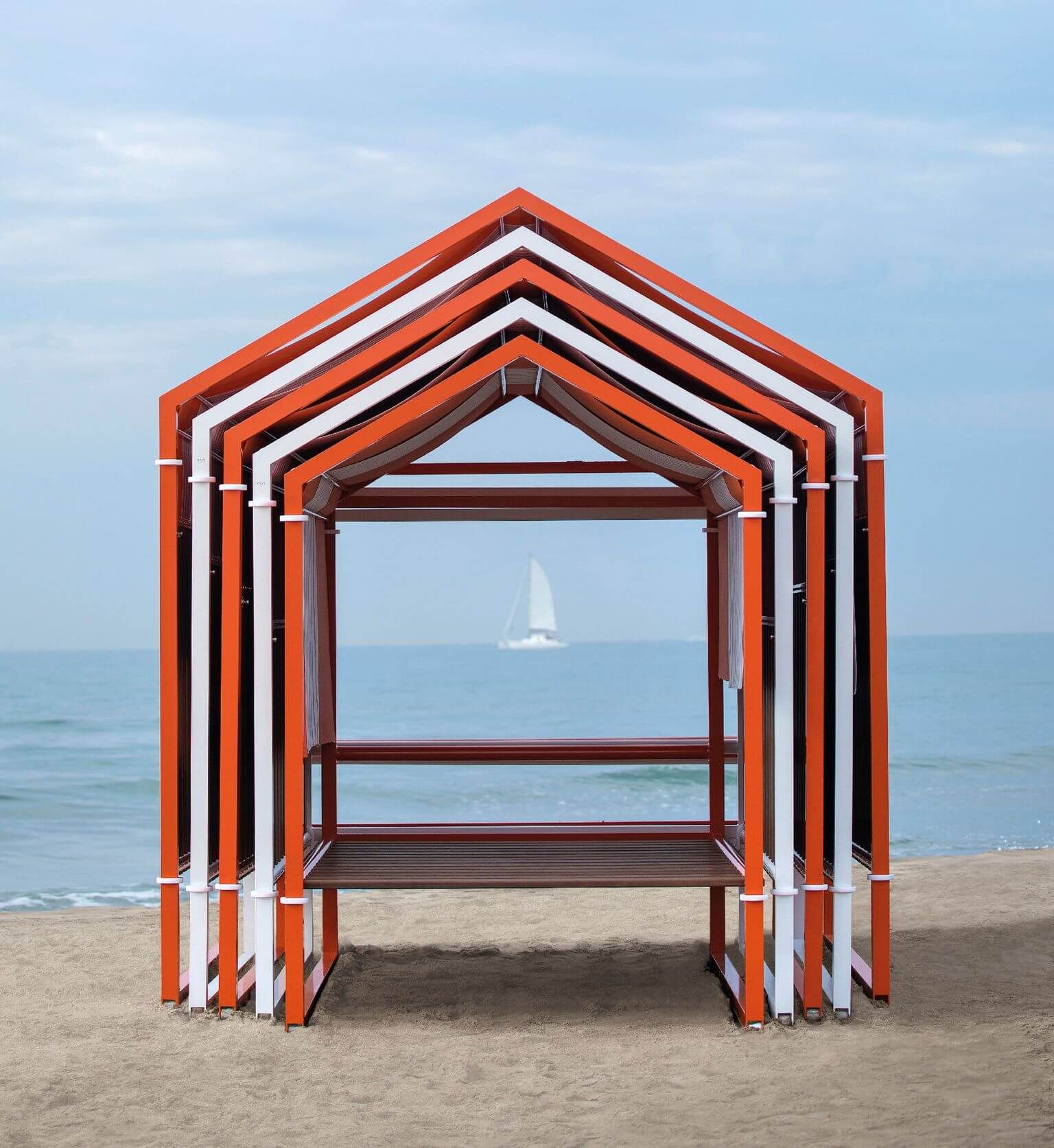 Structure empilable Collection Cabine Gigogne par Ego Paris à Paris