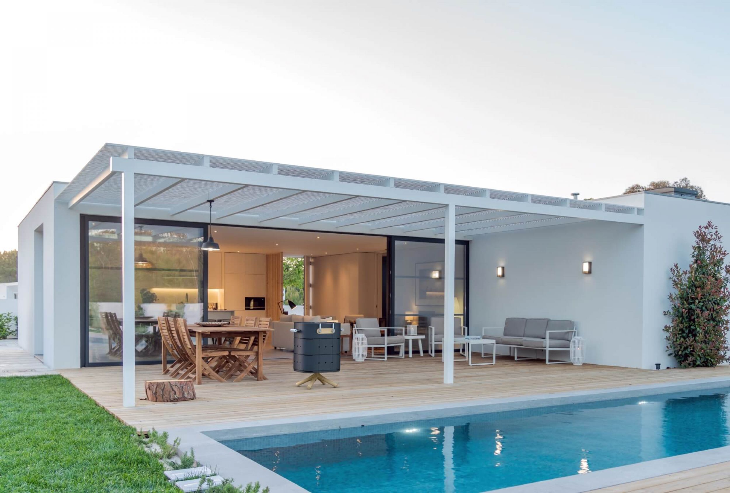 Barbecue à gaz design et coloré de la collection Lulu à Nice