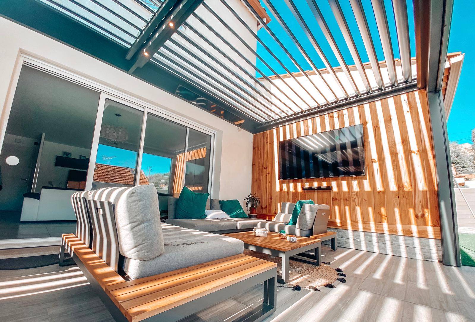 Pergola sur mesure par MOOD DESIGN à Montpellier