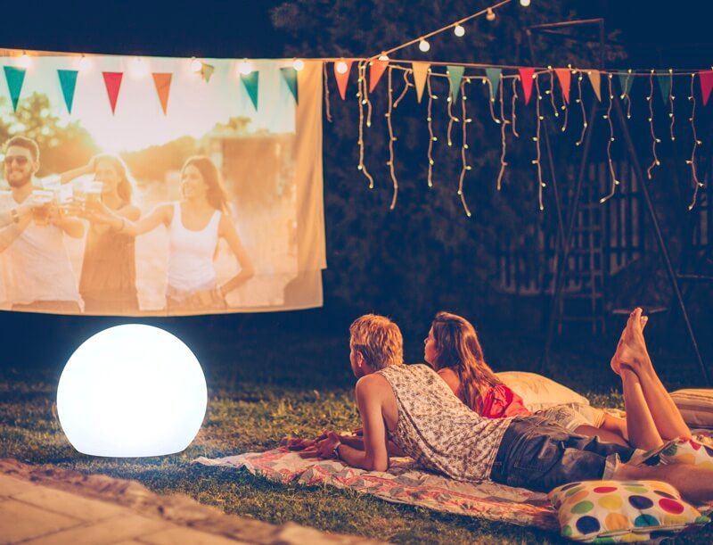 Lampe design à forme sphérique collection Buly par New Garden à Lyon