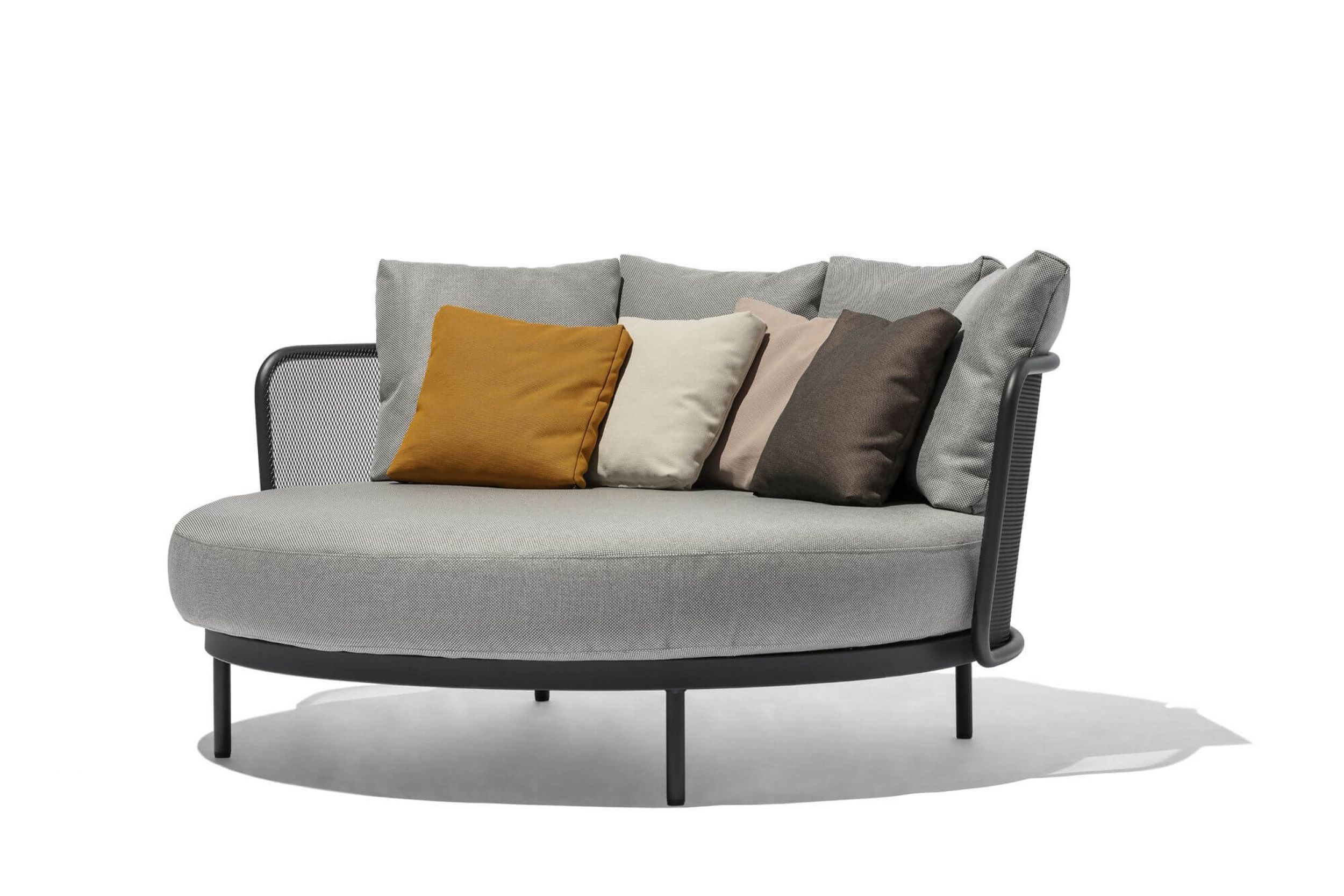 Daybed en inox laqué relaxant collection Baza par Todus à Cagnes-sur-Mer