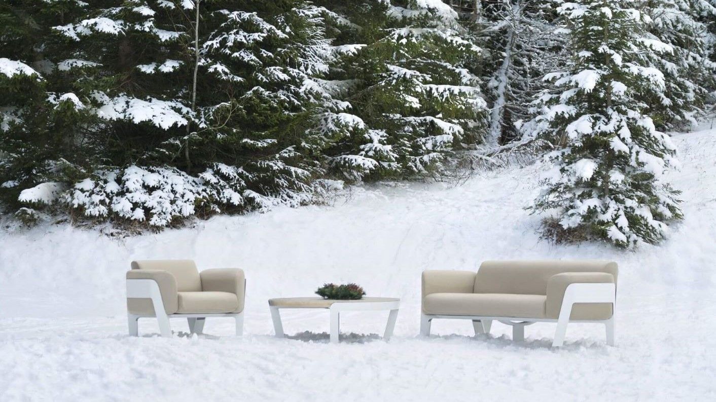 Canapé de jardin confortable collection Bienvenue par Ego Paris à Genève