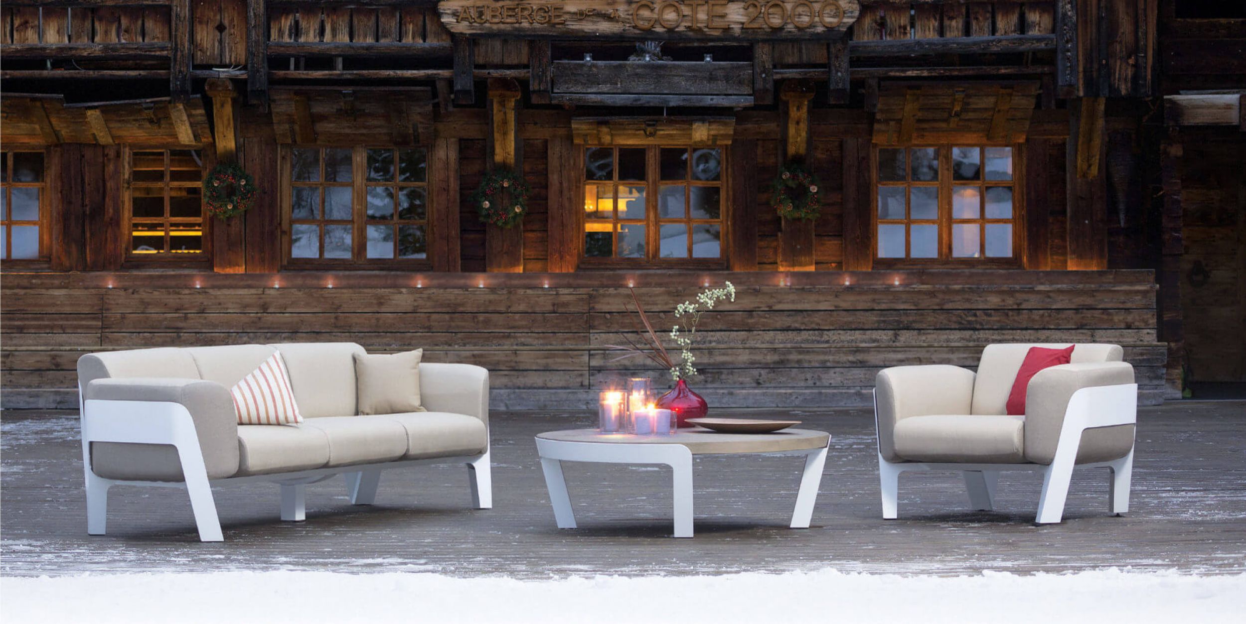 sofa de jardin confortable collection Bienvenue par Ego Paris à Bordeaux