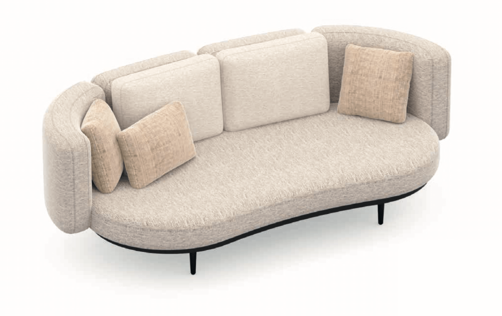 Salon de jardin extérieur Organix aux formes arrondies par Royal Bottania