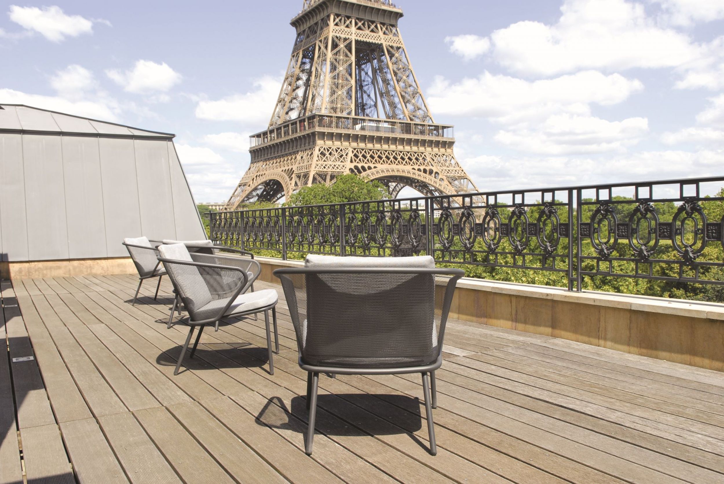 Espace lounge avec la collection Condor par Todus à Paris en Ile-de-France