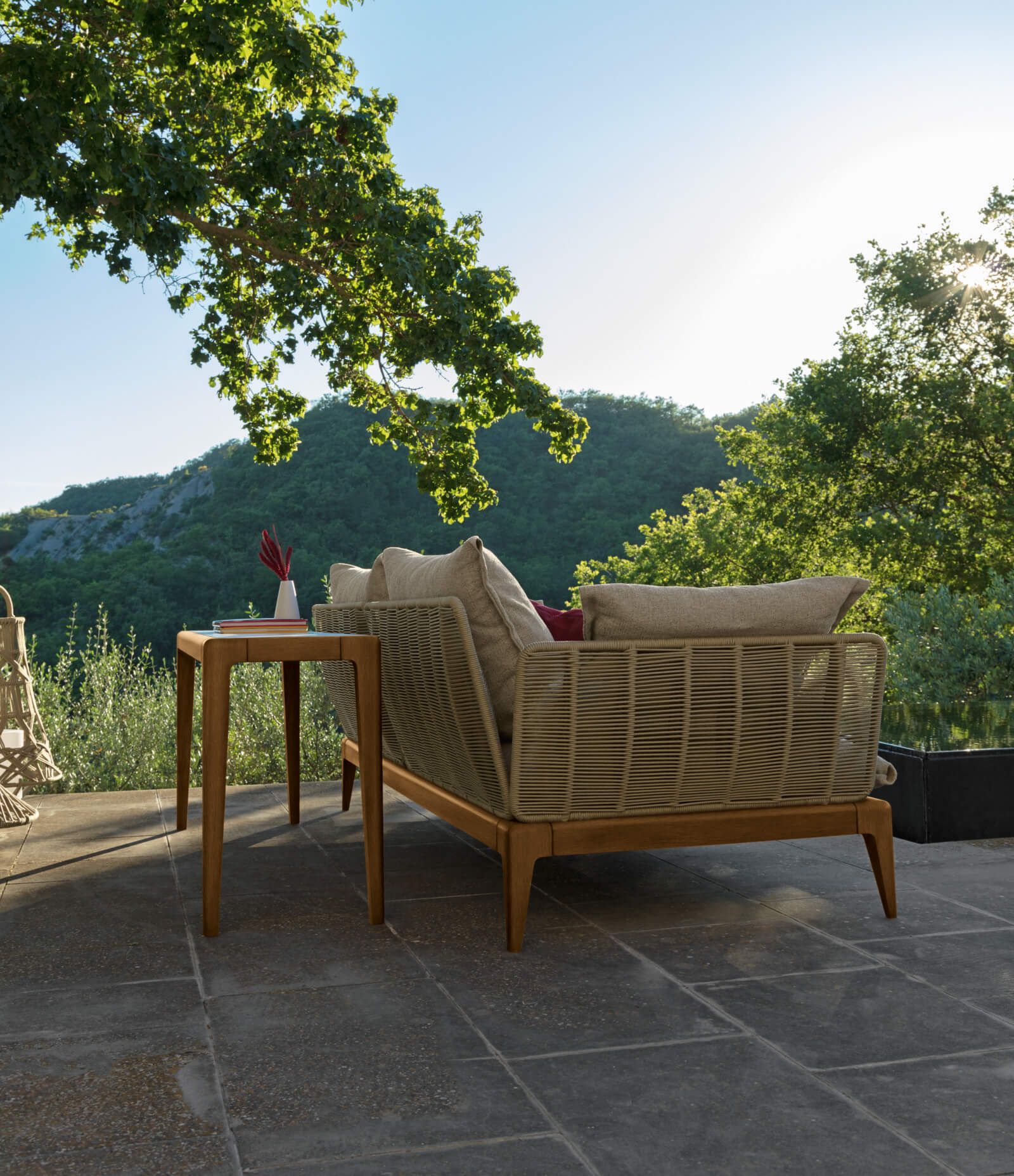 canapé modulable collection Cruise Teck par Talenti à Biarritz