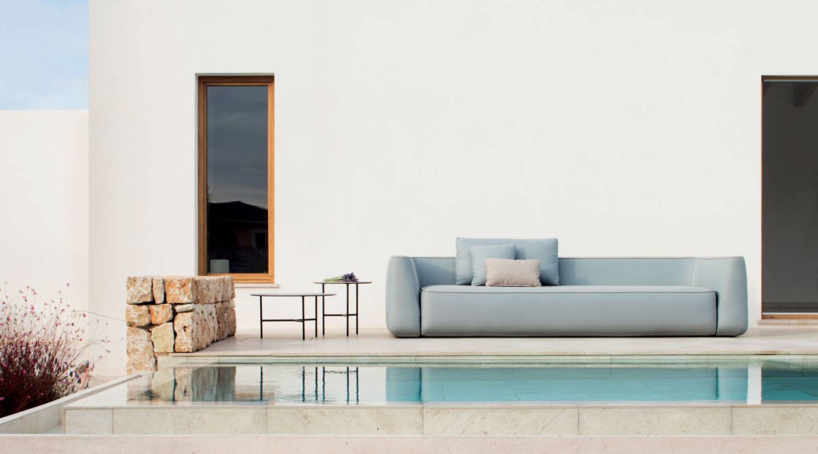 Salon de jardin modulable, collection PLUMP par Expormim