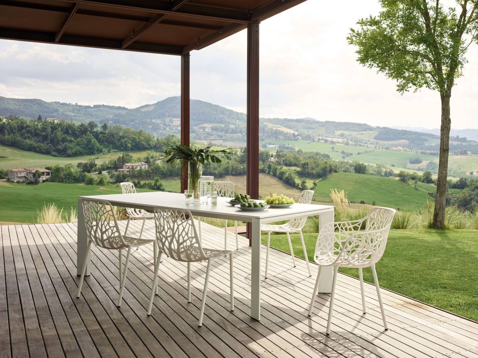 Ensemble de repas pour l'extérieur, collection FOREST par Fast