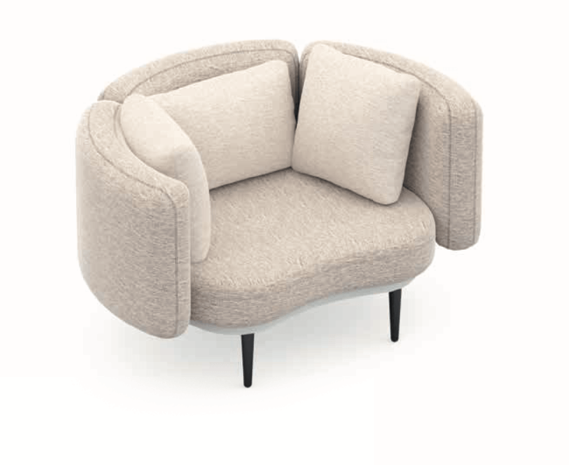 Salon de jardin extérieur Organix aux formes arrondies par Royal Bottania