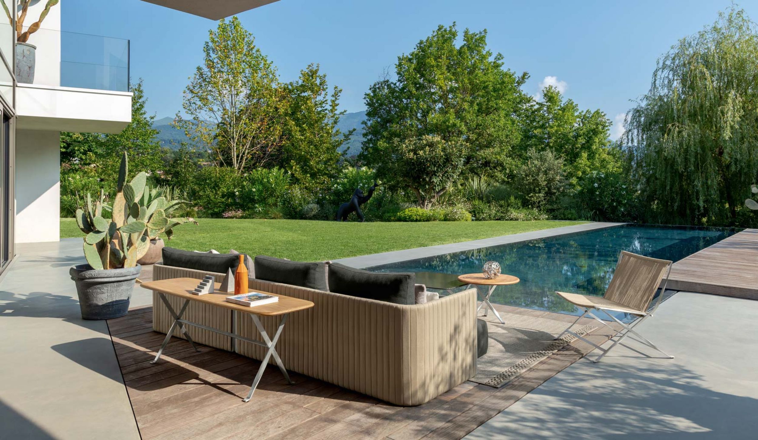 Collection George entièrement modulable, avec structure en inox robuste