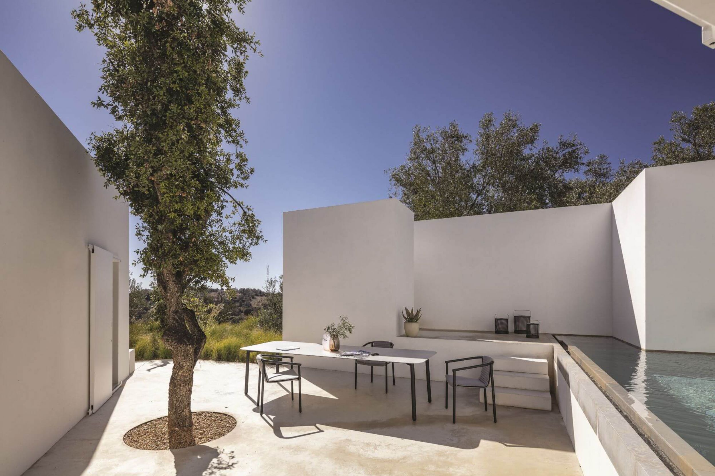 Fauteuil de repas en inox collection Round Duct à Marseille