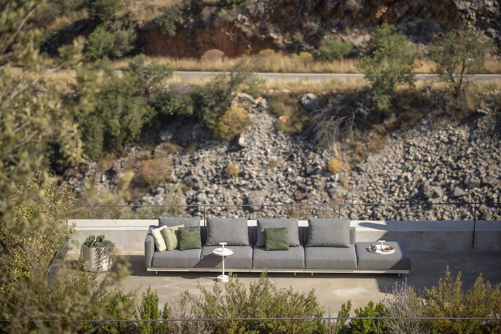 Canapé Dongo au coloris Gris 5 assises à Toulon