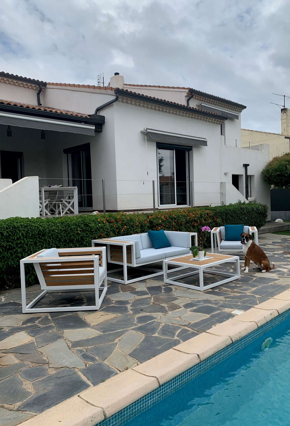 Aménagement d'un lounge à La Crau