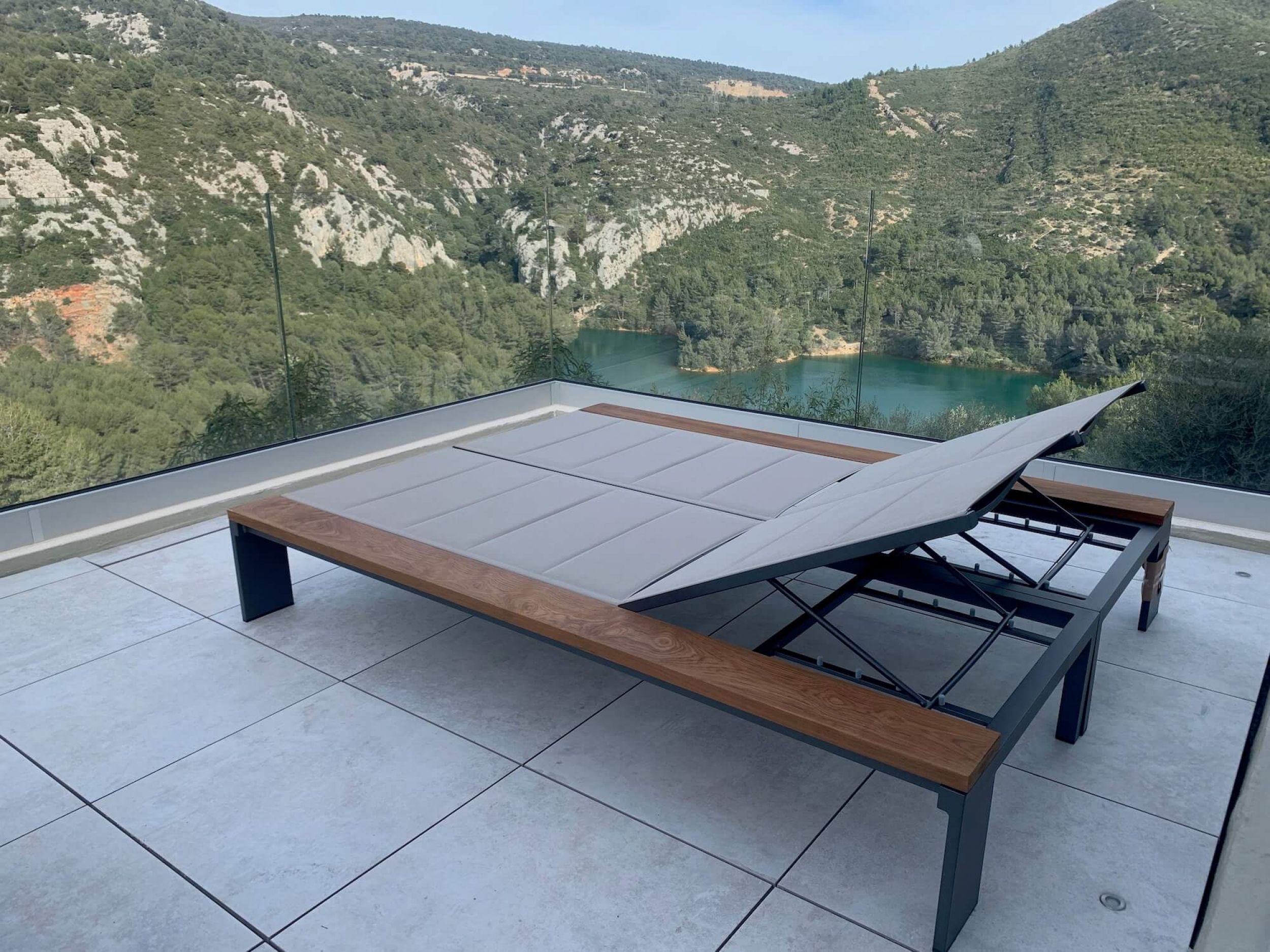 Transat en aluminium et bois simple ou double à Nice