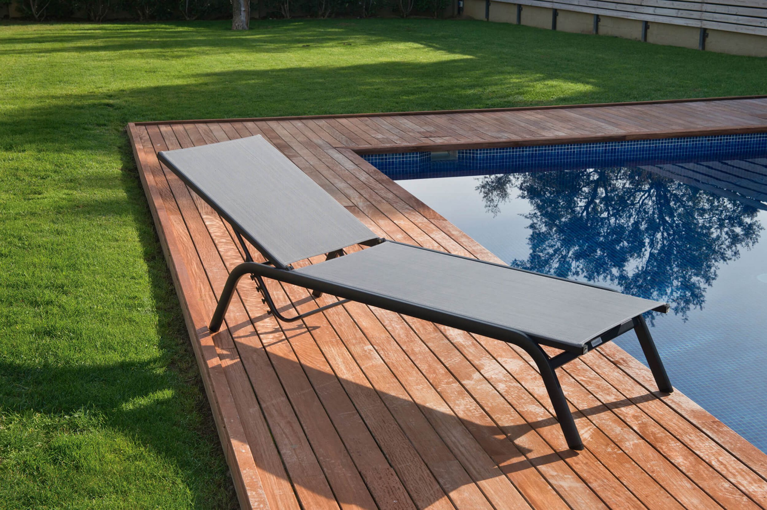 Transat de qualité en aluminium et toile à Biarritz