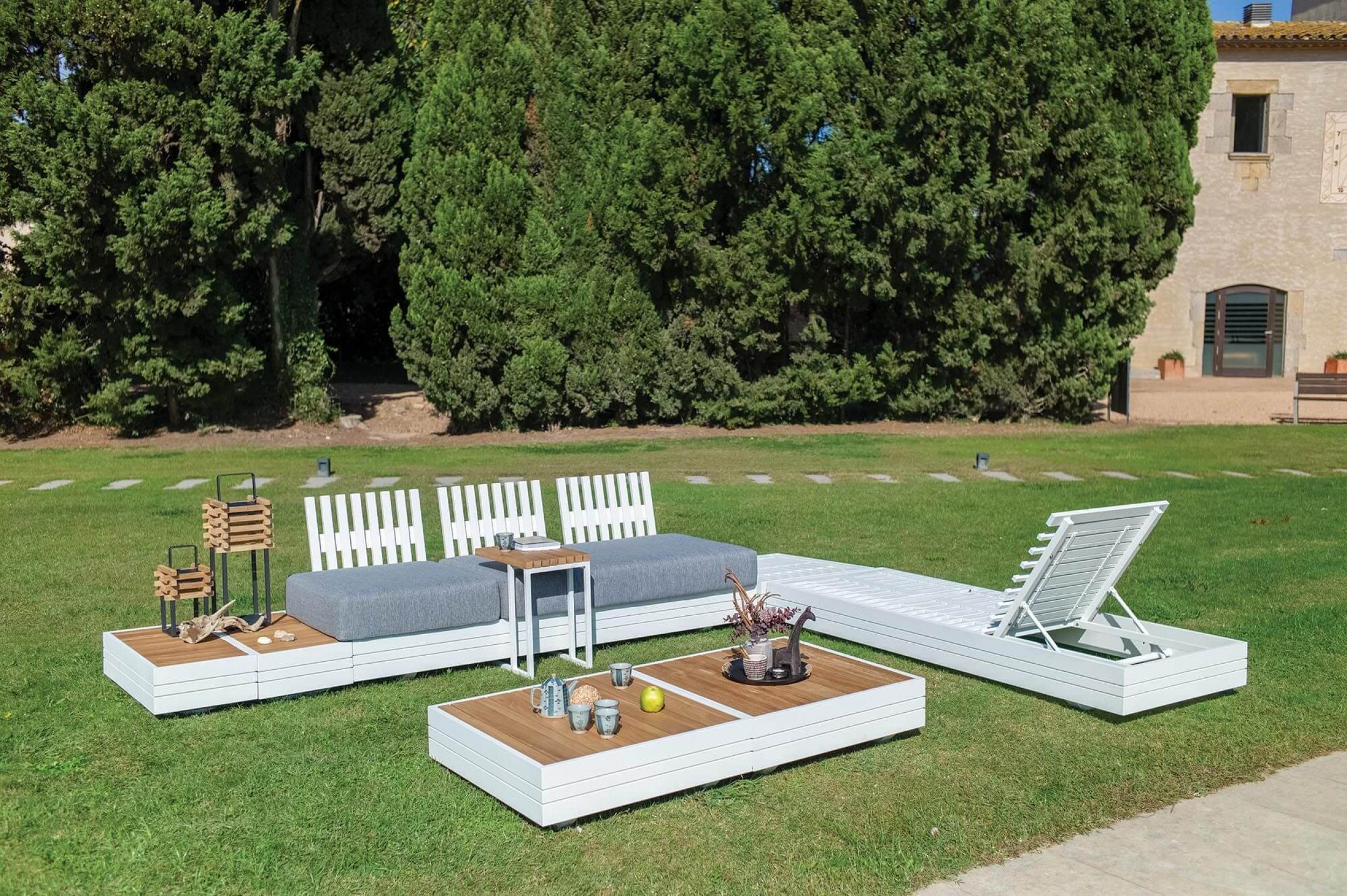 Salon d'extérieur modulable et moderne collection Largo par Sélection Genève