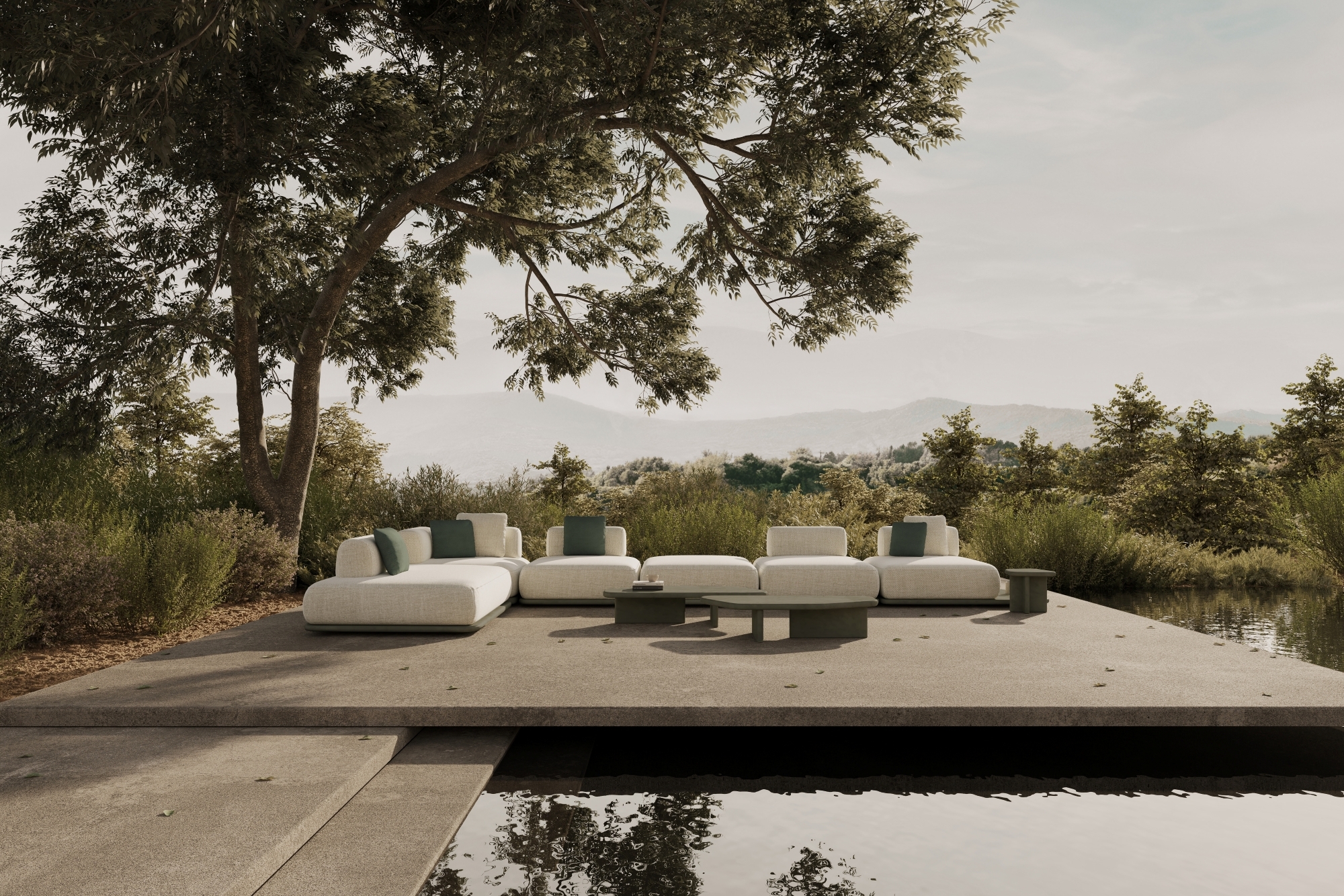 Canapé modulable confortable, aux design moderne, inspiration naturelle et simplicité élégante et fonctionnelle, collection Mono par Muundo