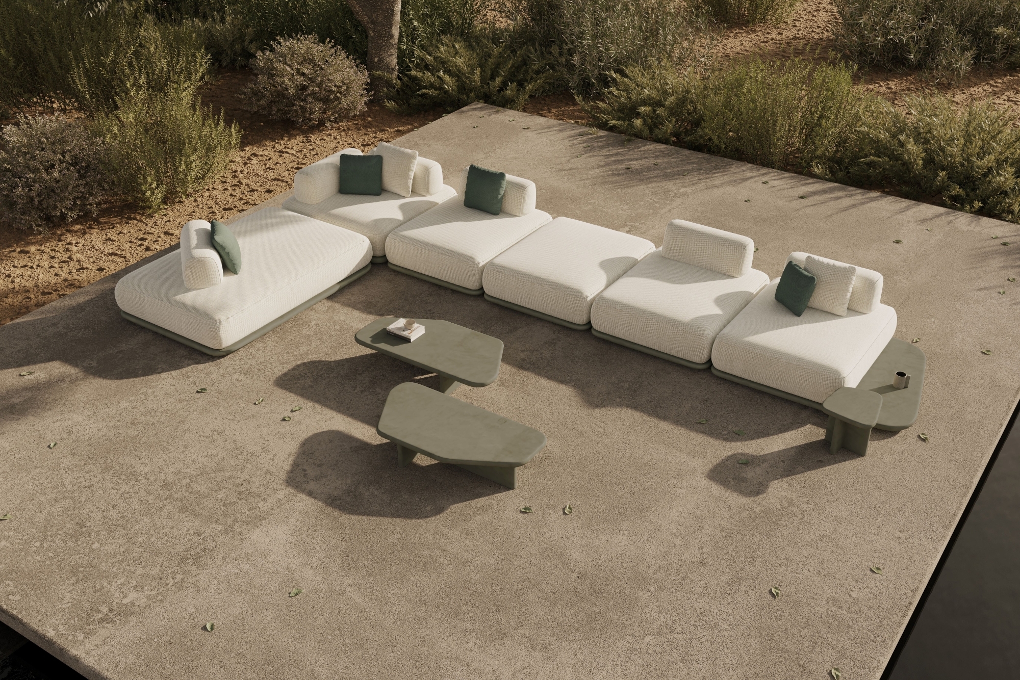 Canapé modulable confortable, aux design moderne, inspiration naturelle et simplicité élégante et fonctionnelle, collection Mono par Muundo