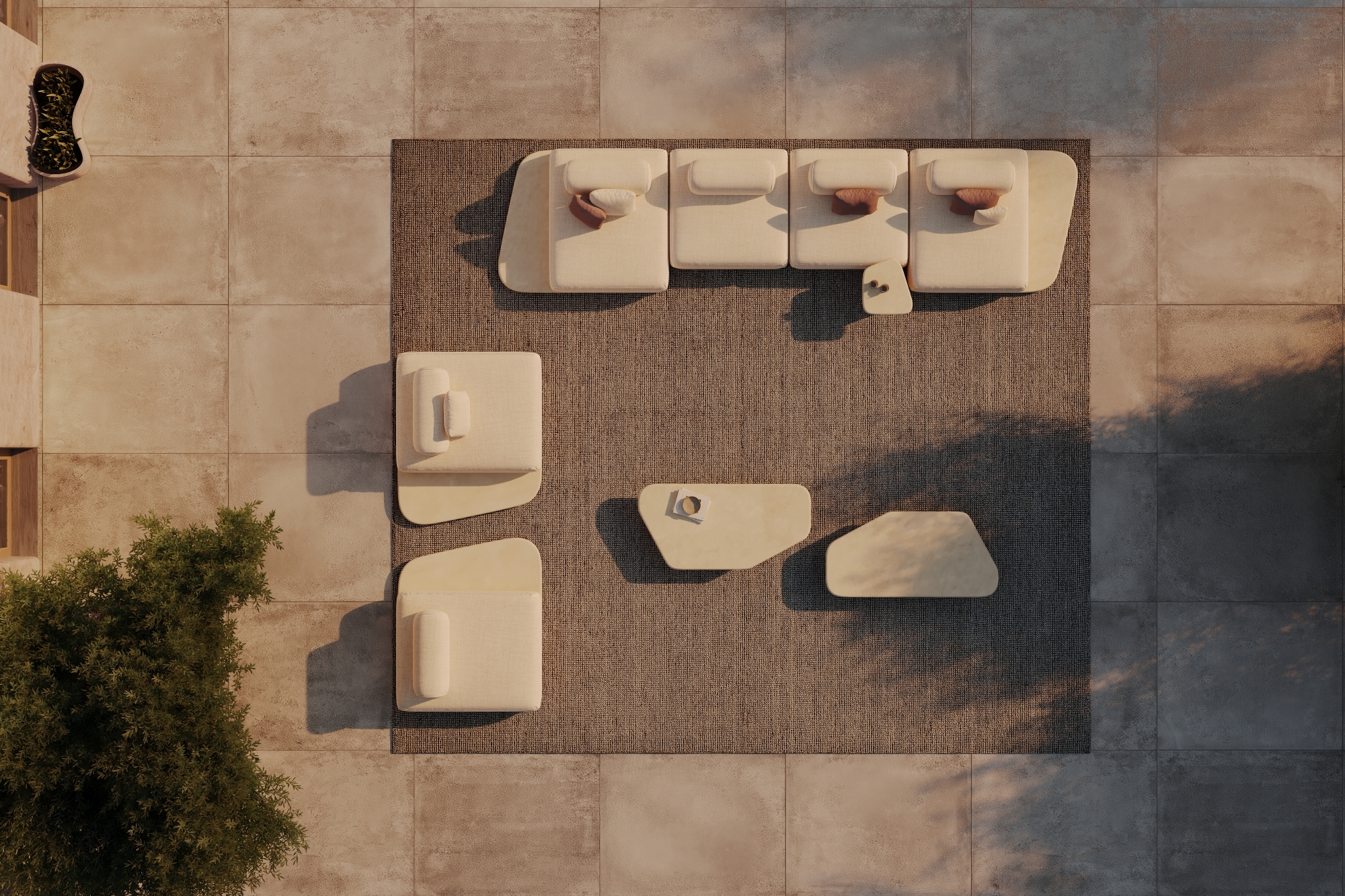 Canapé modulable confortable, aux design moderne, inspiration naturelle et simplicité élégante et fonctionnelle, collection Mono par Muundo