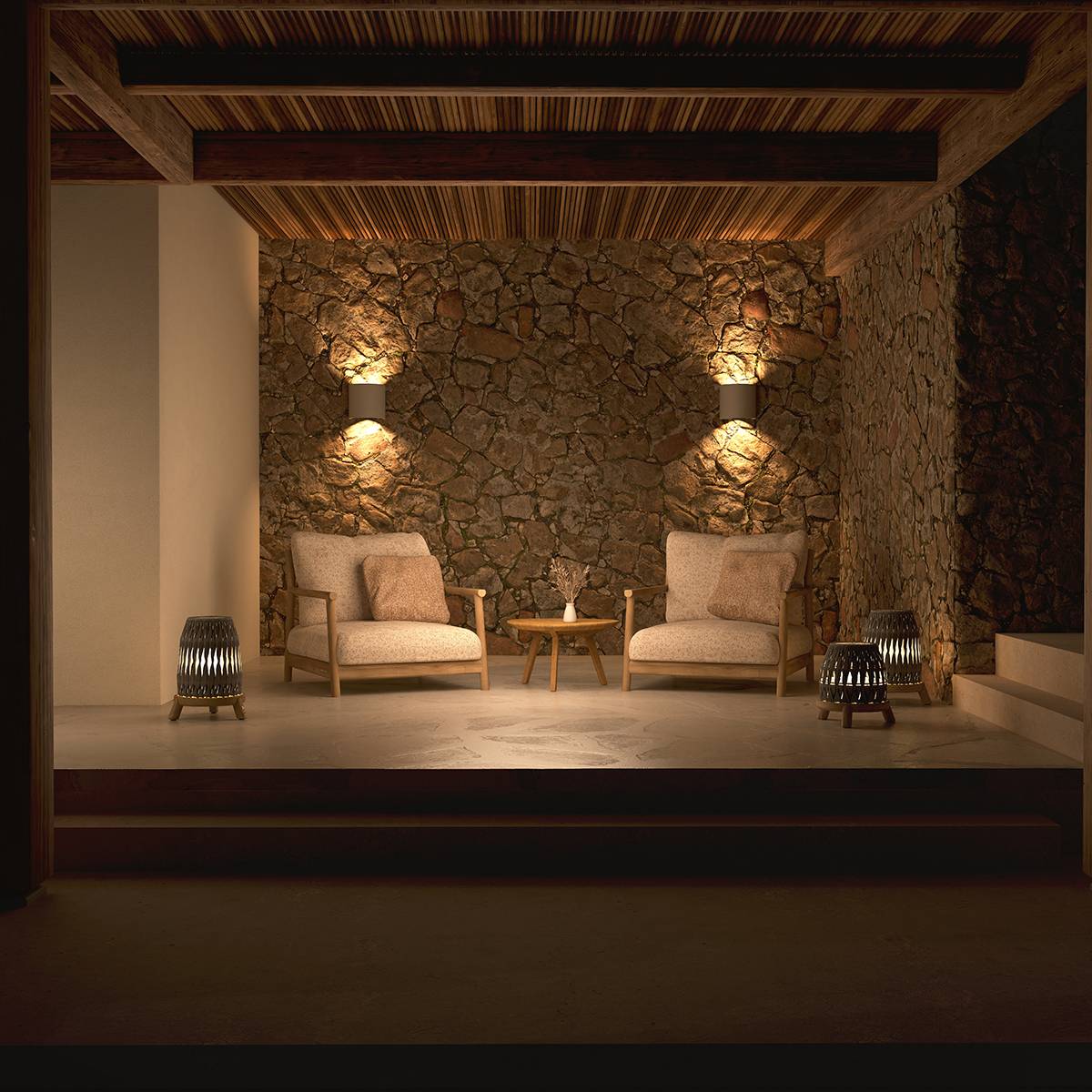 Fauteuils collection Muyu par Manutti