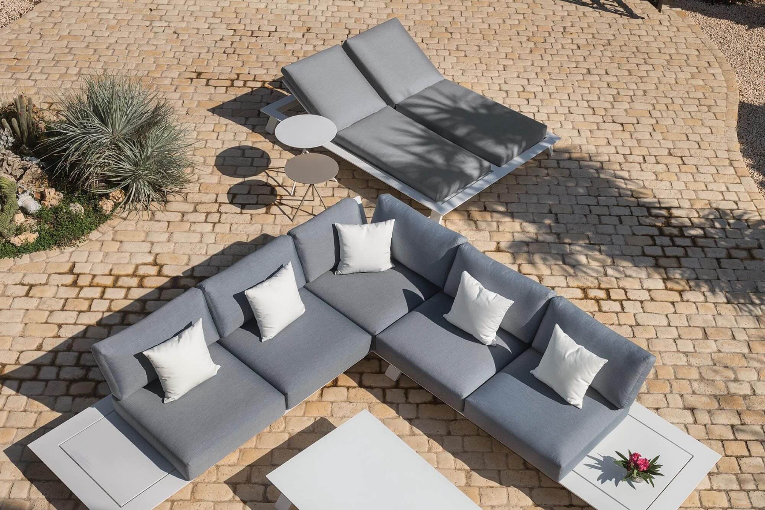 Bain de soleil double avec dossier ajustable collection Neverland par Sélection à Bordeaux