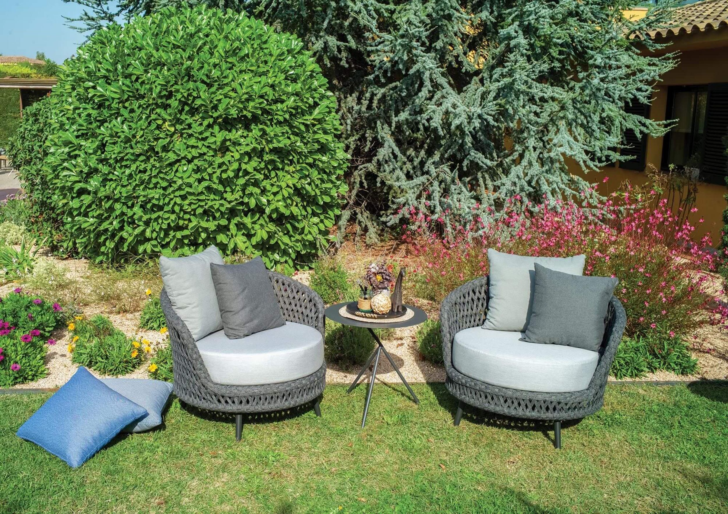 Fauteuil en aluminium et cordes collection Porto à Rennes