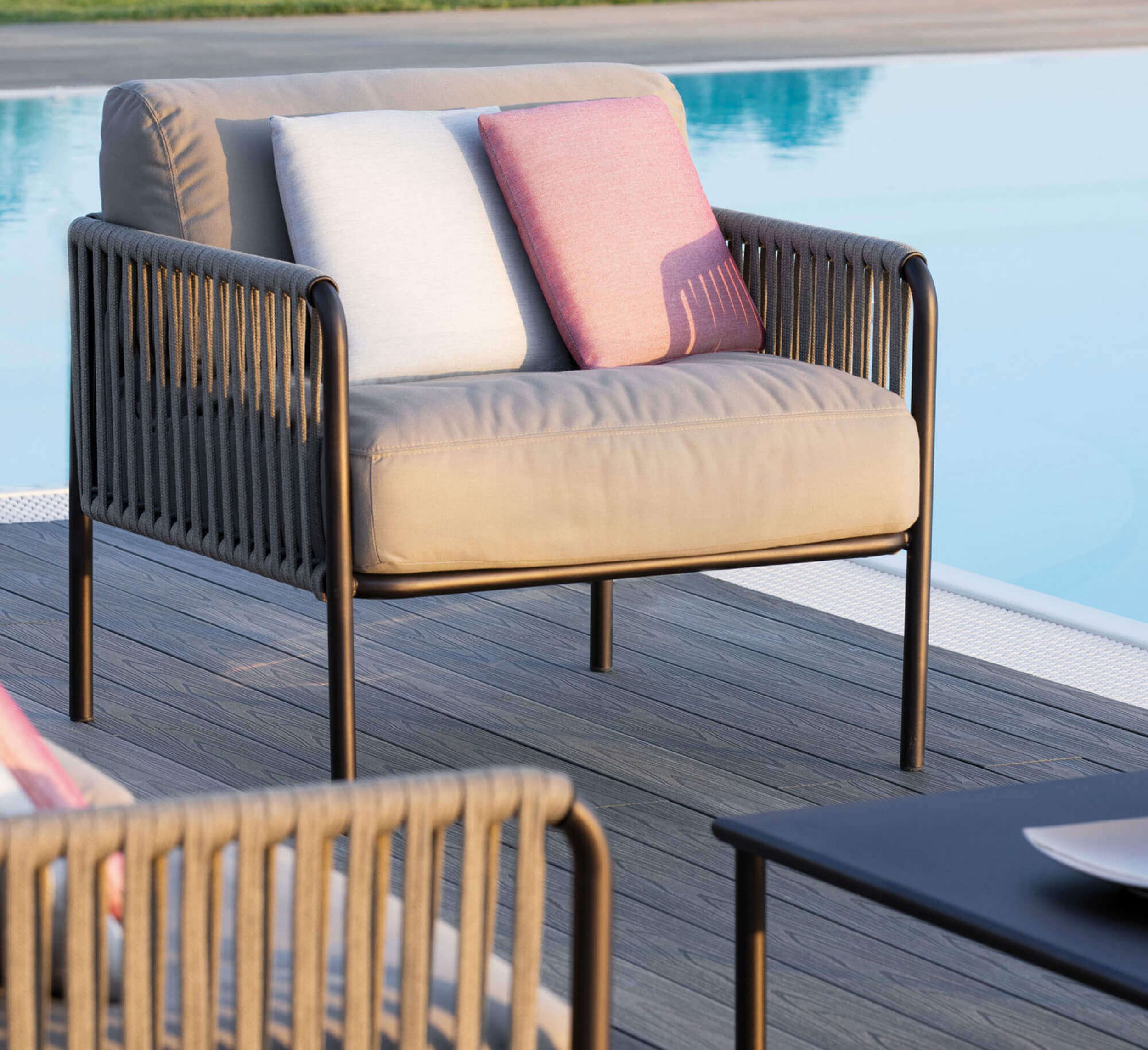 Fauteuil lounge d'extérieur collection Key West par Vermobil à Bordeaux