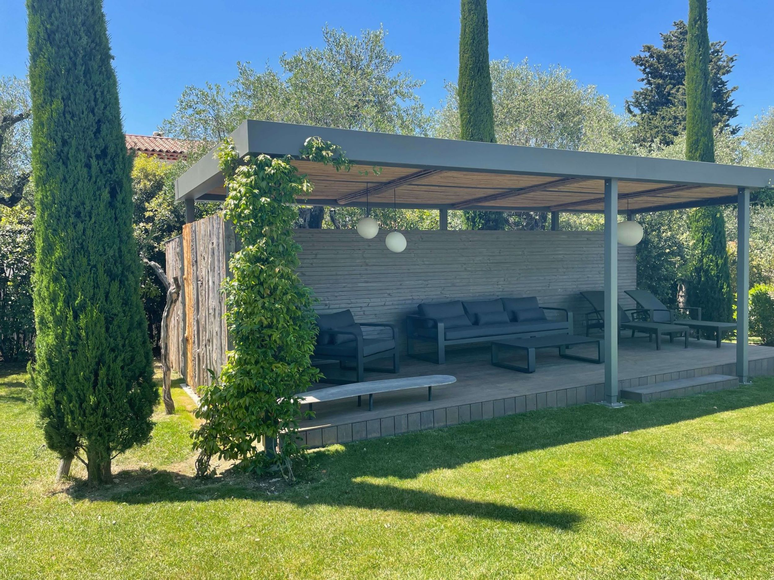 Salon de jardin en aluminium collection Fermo Curve à Lyon