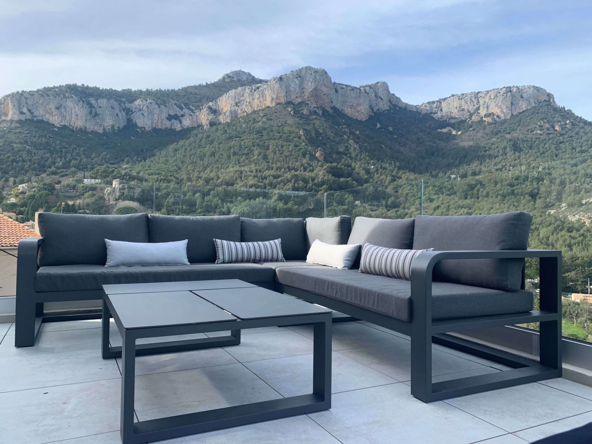 Aménagement d’une terrasse chez un particulier à Toulon