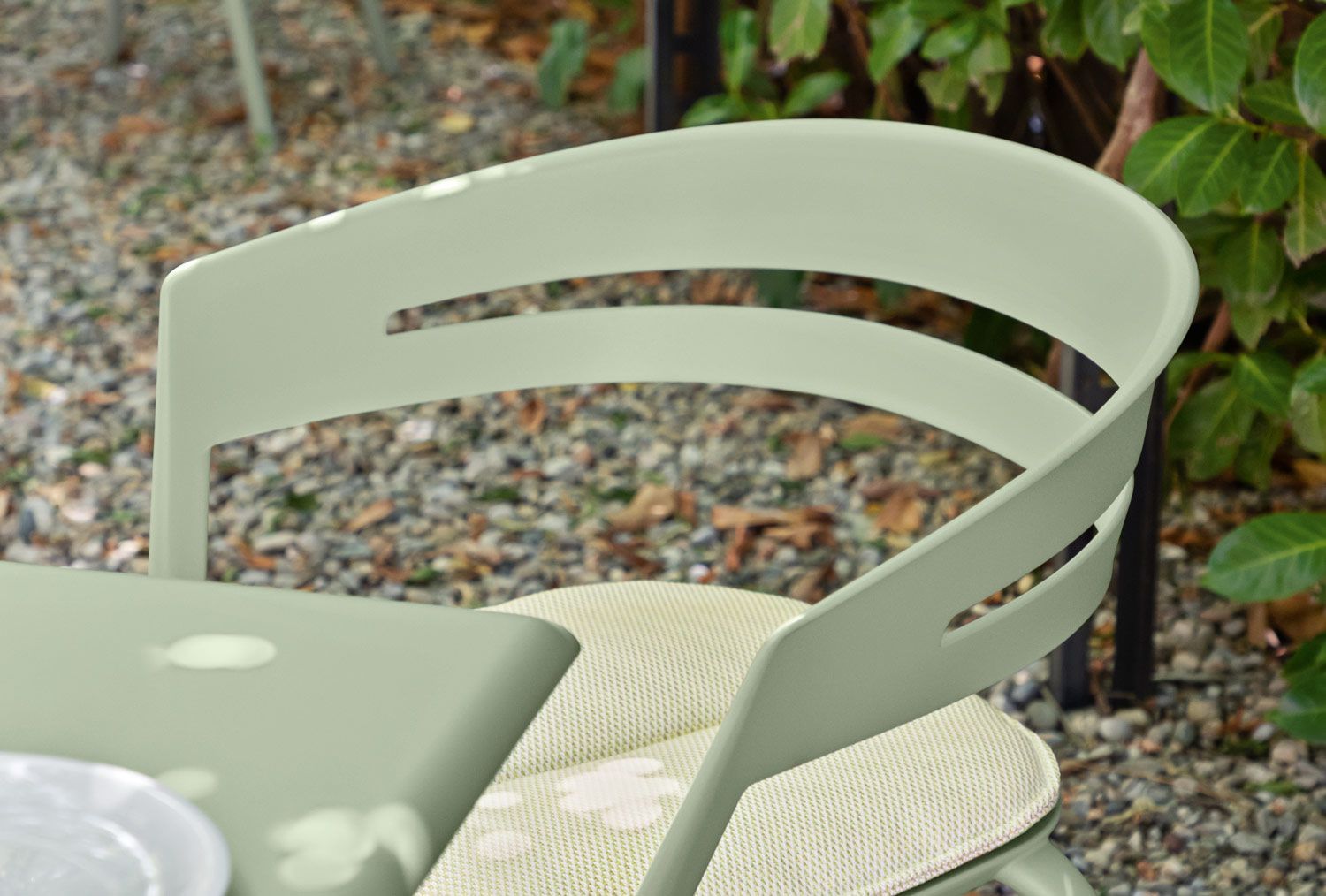 zoom de la chaise de repas de la collection Ria à Aix