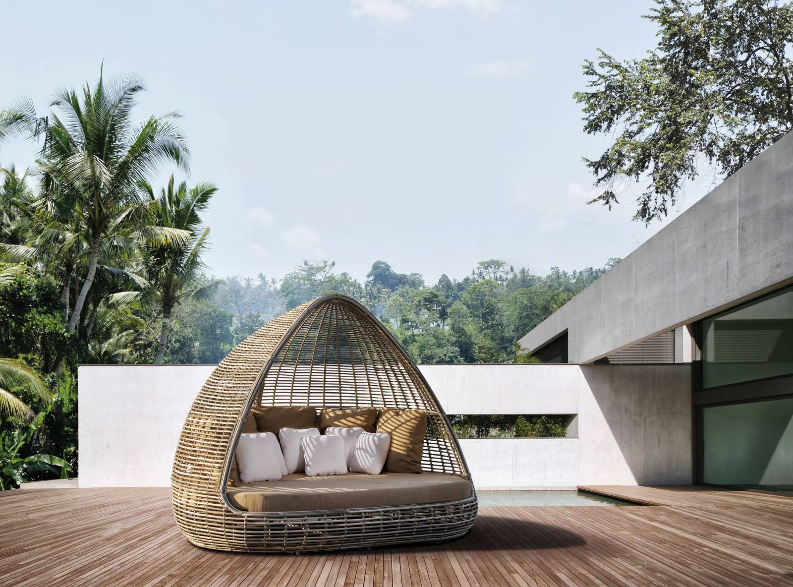 Daybed en fibre synthétique Viro, collection SHADE par Skyline 