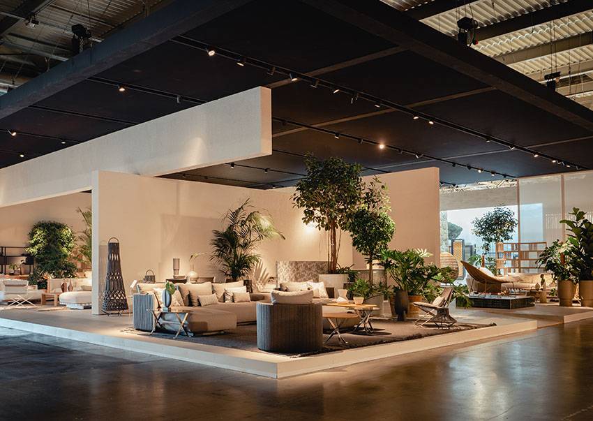 Modèées exposés au sein du showroom Talenti