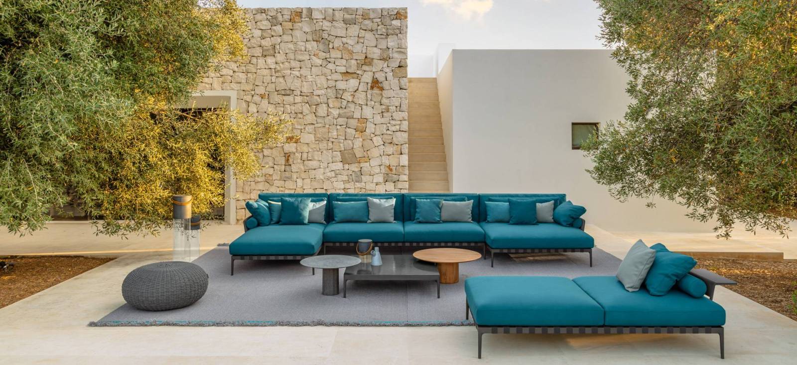 Salon de jardin modulable et personnalisable, collection SALINAS par Talenti