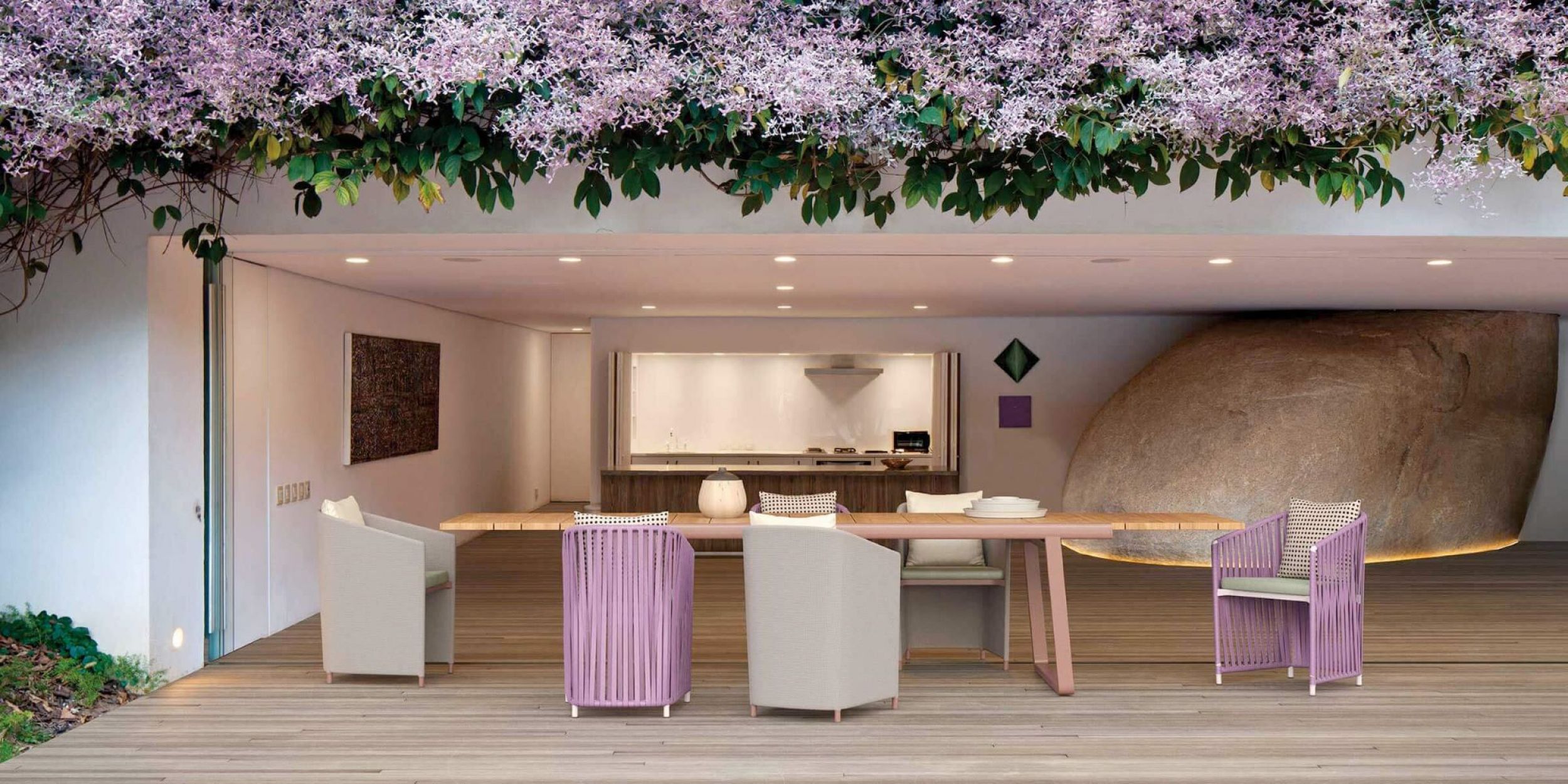 Table de repas extensible design collection Bitta par Kettal  à Marseille