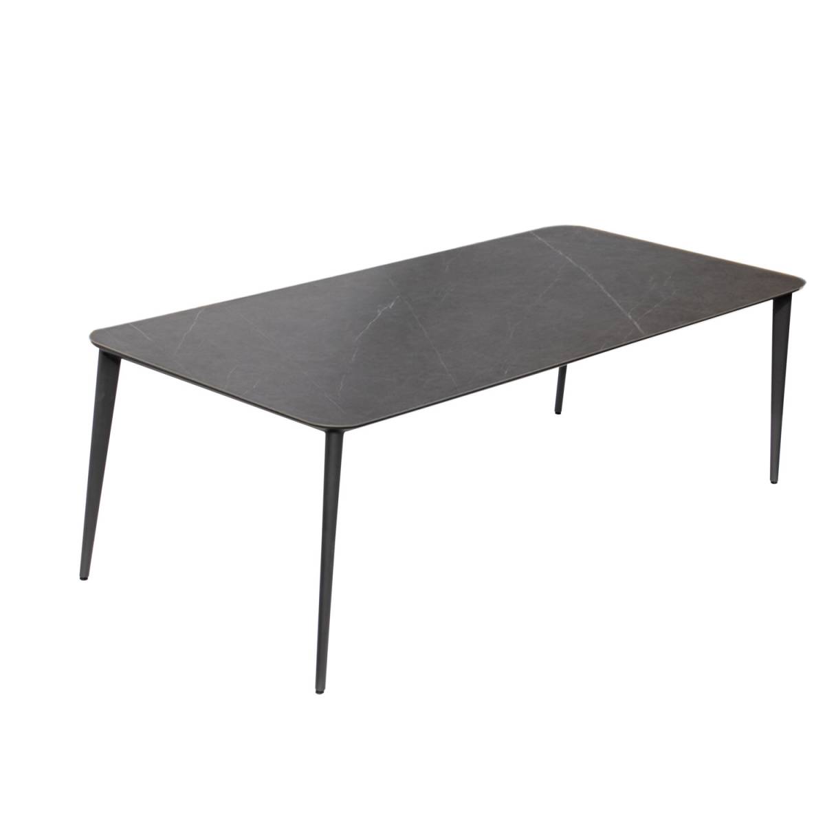 Table de repas en céramique noir, collection Timo par SELECTION