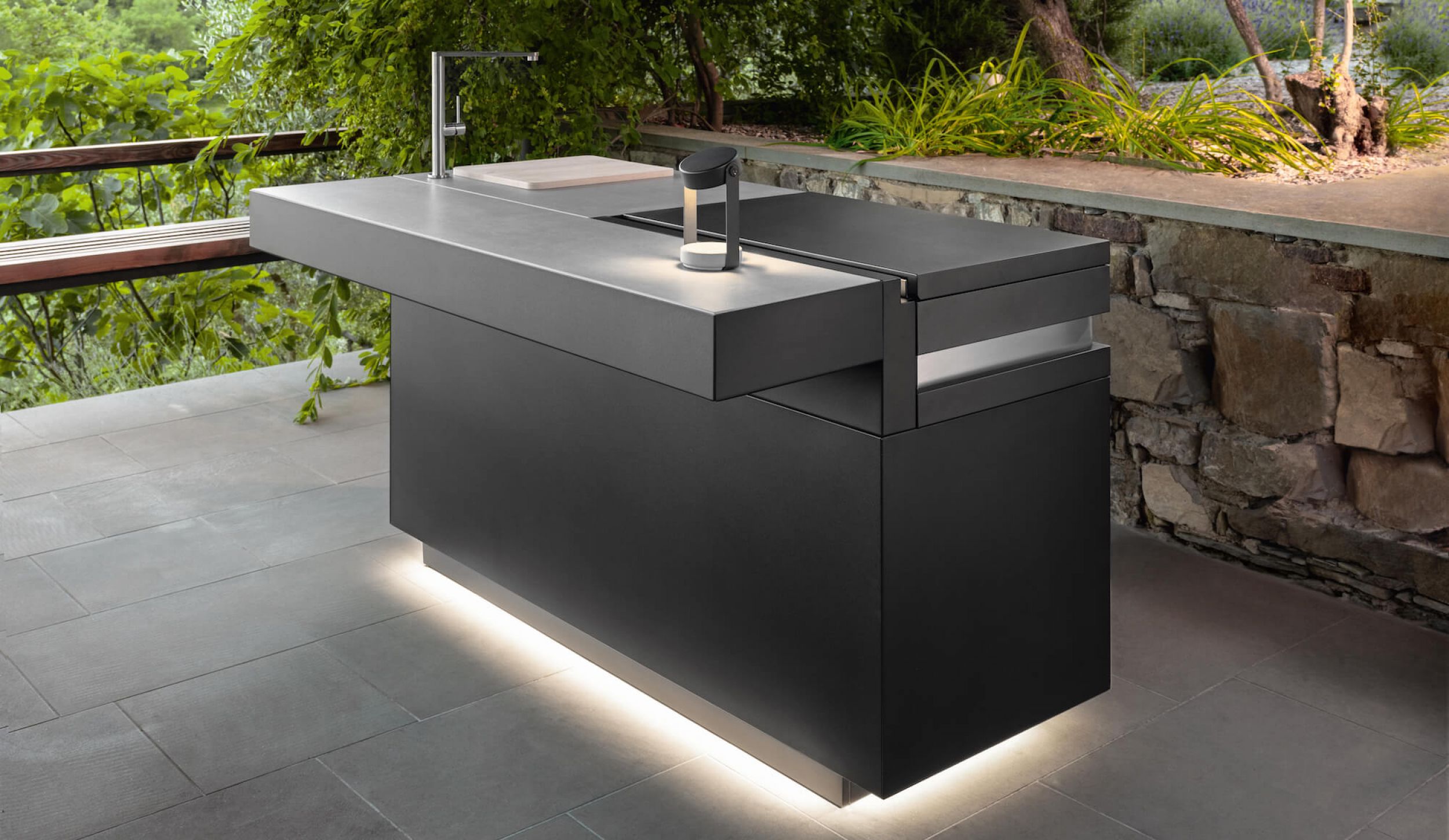 Cuisine d’extérieur par Talenti collection TIKAL à Monaco