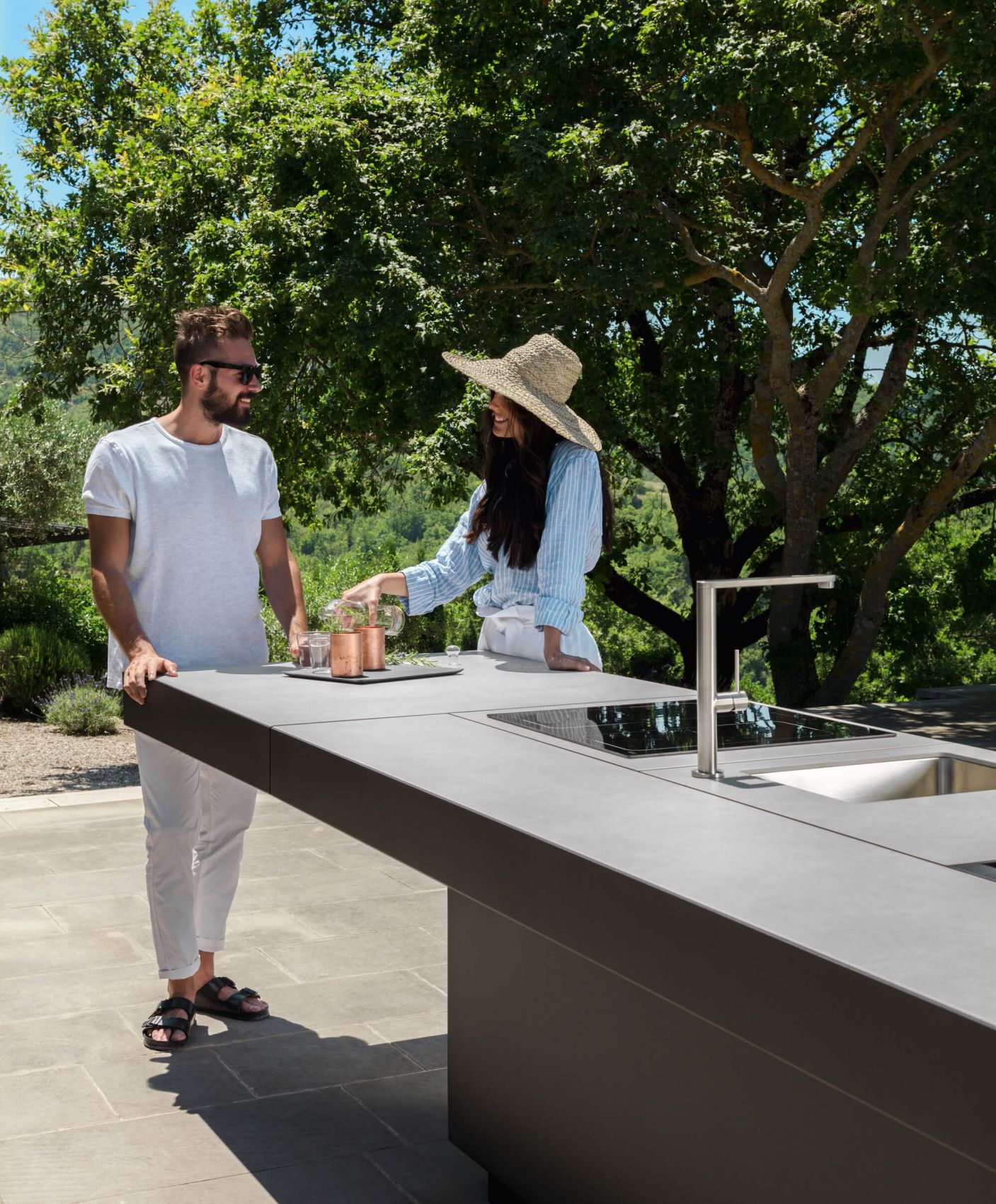 Cuisine d’extérieur par Talenti collection TIKAL à Cannes