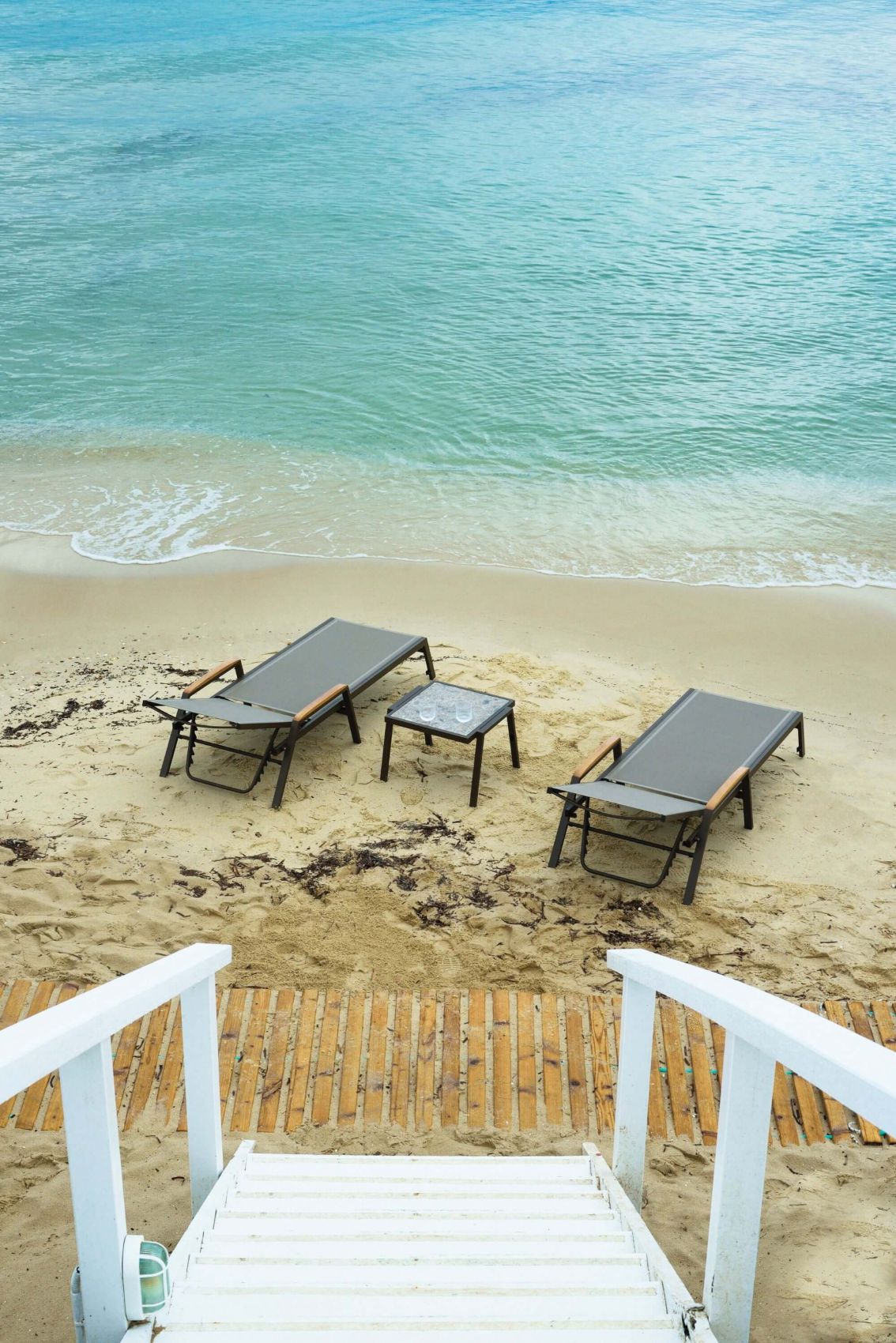 Duo de transat Amelia en aluminium thermolaqué à Antibes