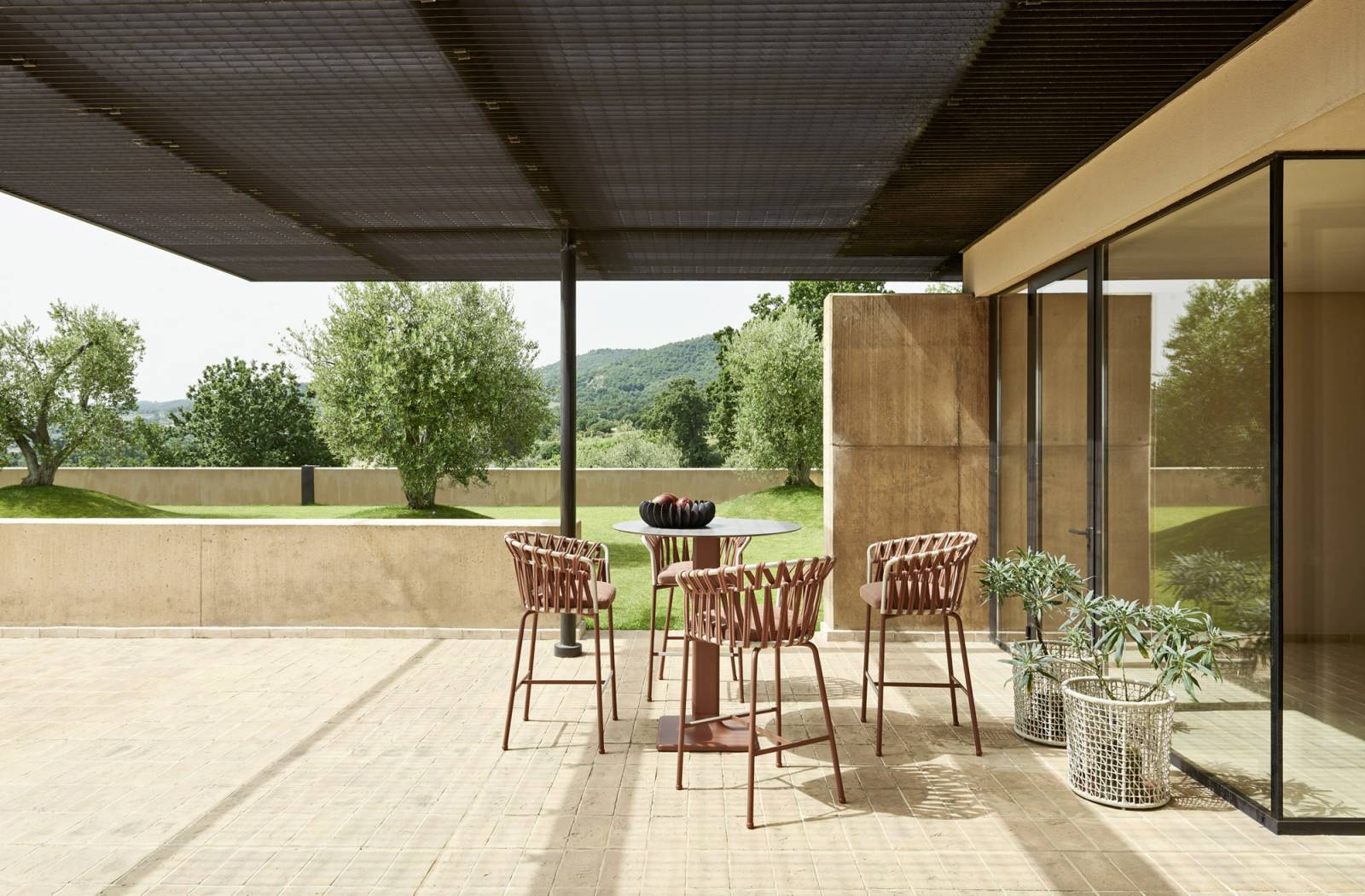 Tabourets de repas, collection EMMA par Varaschin 