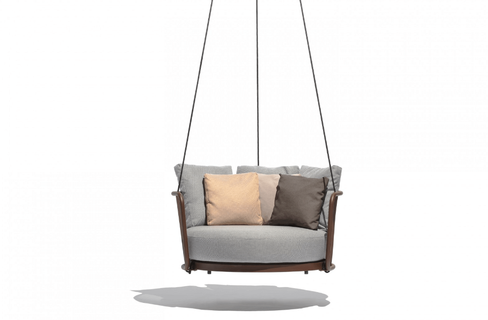 Fauteuil balançoire confortable suspendu couleur anthracite à Paris