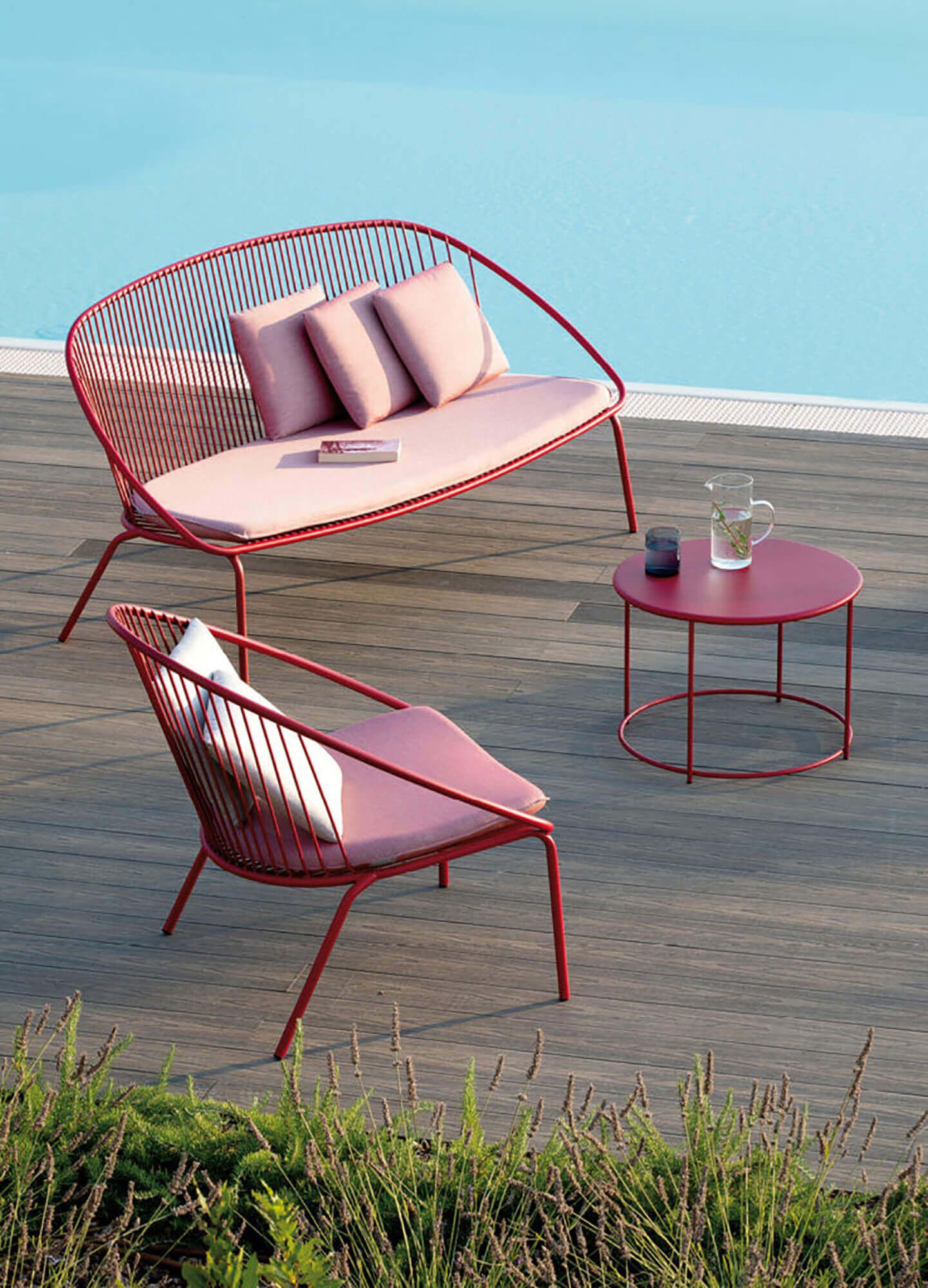 Coin salon en acier galvanisé collection Aria par Vermobil à Marseille