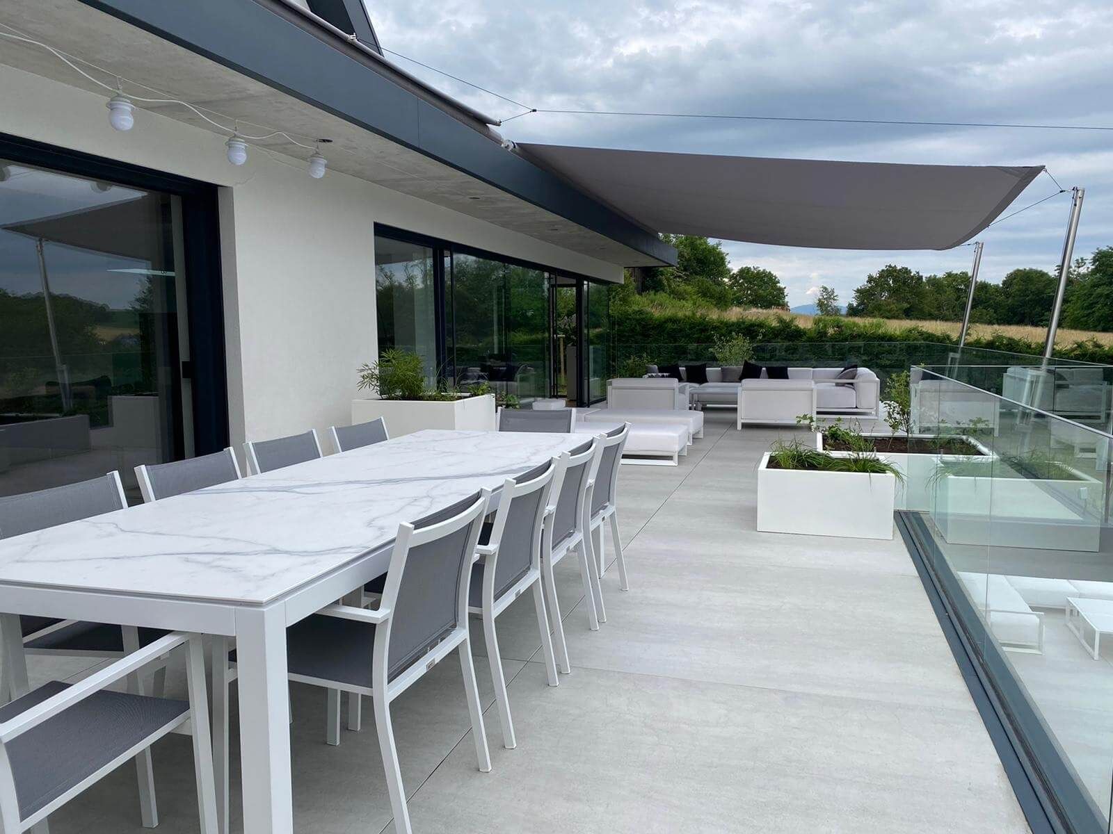 Equipement extérieur d'une villa chez un particulier en Alsace