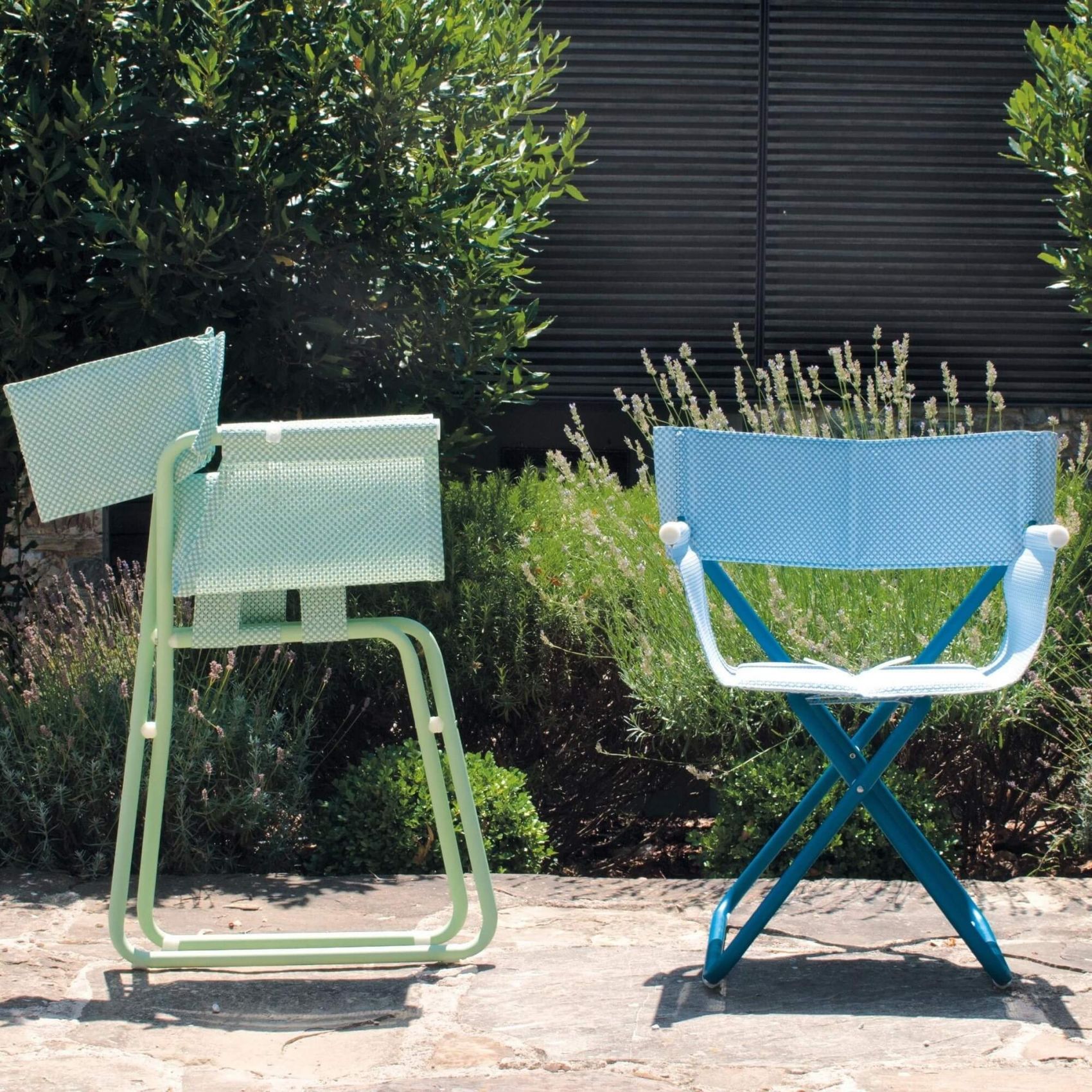 Fauteuil de repas en acier galvanisé et en toile Emu-tex collection Snooze par Emu à Bordeaux