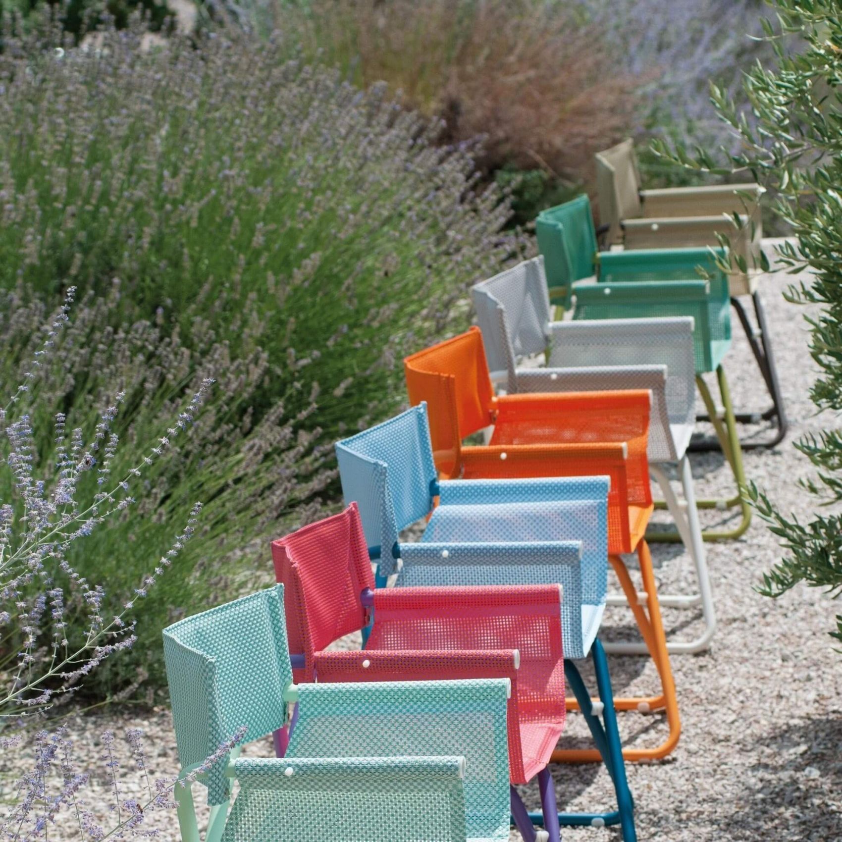 Fauteuil de repas en acier galvanisé et en toile Emu-tex collection Snooze par Emu à Biarritz