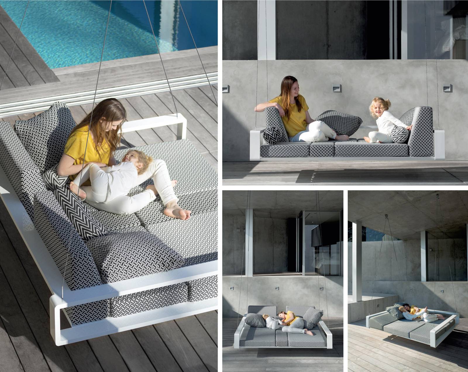 Balancelle iconique, confortable et unique, collection Kama par EGO PARIS à Antibes