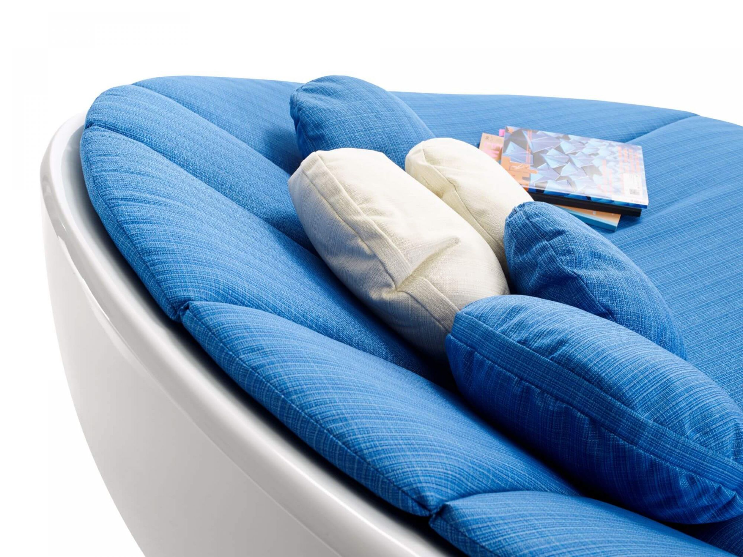 Zoom sur le tissu 100% acrylique de la collection Lagoon par Solpuri à Paris